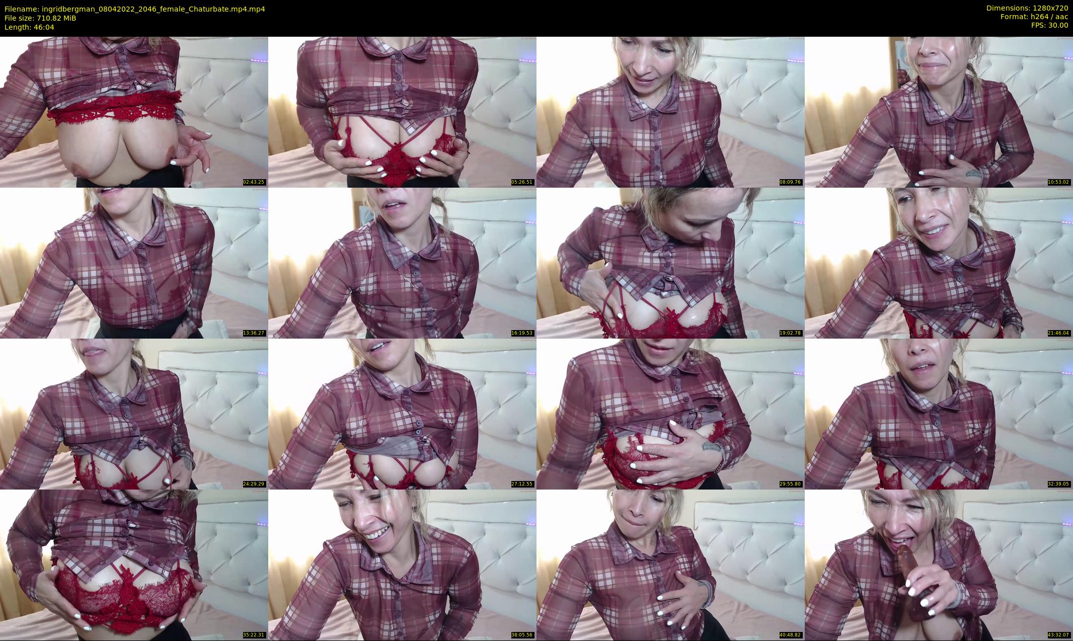 ingridbergman — 47 minute Chaturbate female cam show recording, 720p, Apr 8, 2022