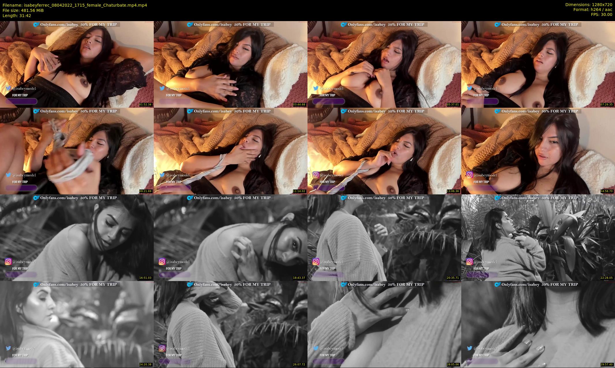 isabeyferrec — 32 minute Chaturbate female cam show recording, 720p, Apr 8, 2022