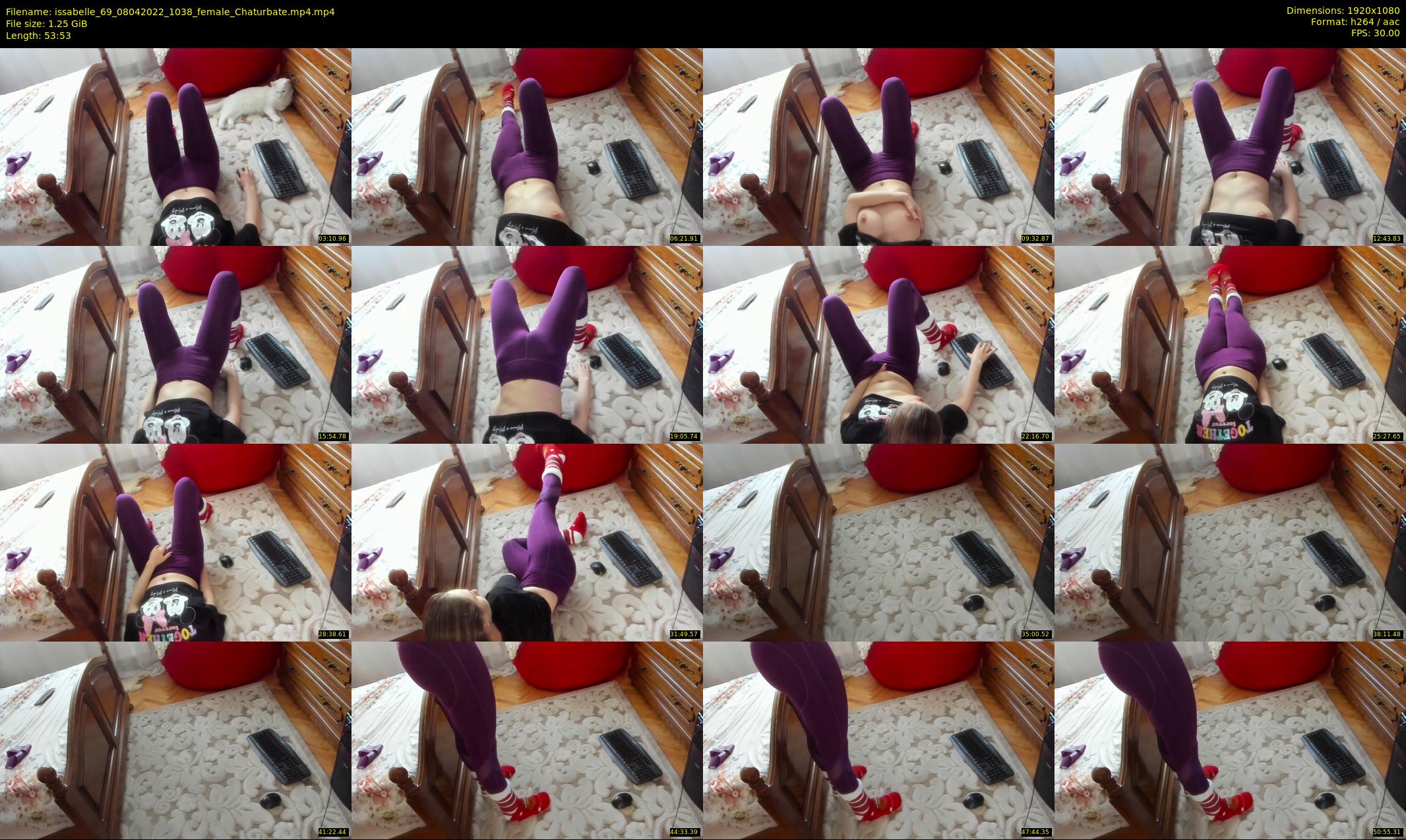 issabelle_69 — 54 minute Chaturbate couple cam show recording, 1080p, Apr 8, 2022