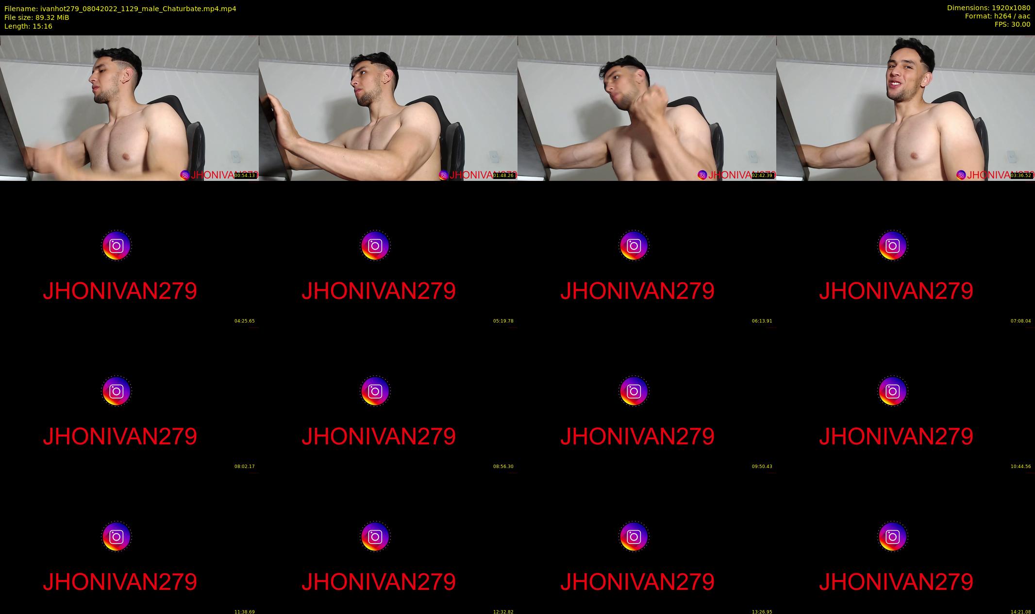 ivanhot279 — 16 minute Chaturbate male cam show recording, 1080p, Apr 8, 2022