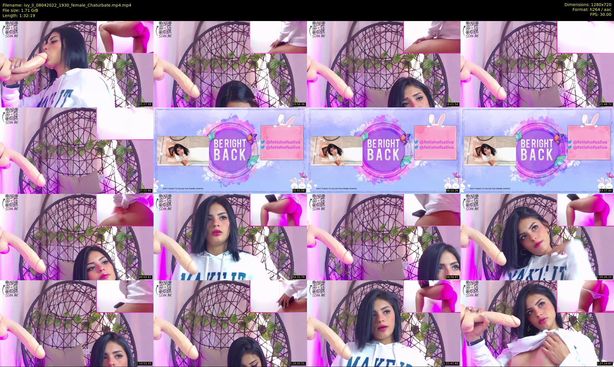 ivy_li — 93 minute Chaturbate female cam show recording, 720p, Apr 8, 2022