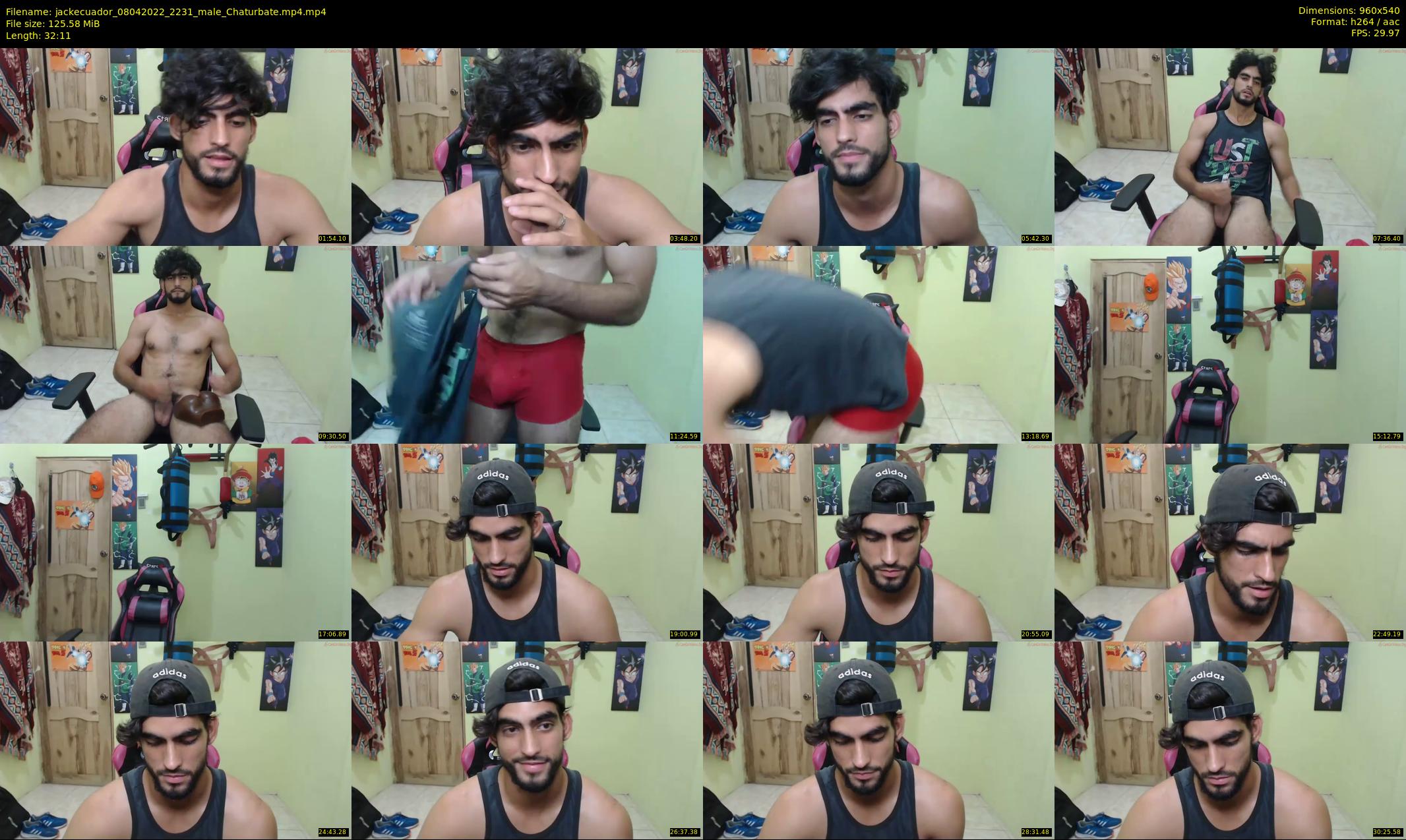 jackecuador — 33 minute Chaturbate male cam show recording, 480p, Apr 8, 2022