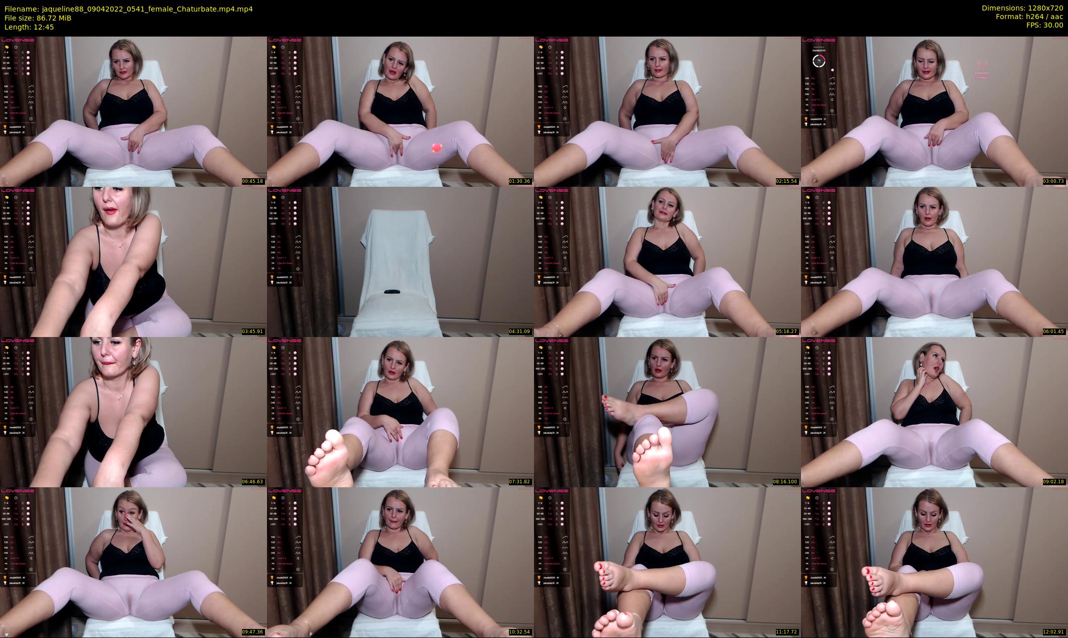 jaqueline88 — 13 minute Chaturbate female cam show recording, 720p, Apr 9, 2022