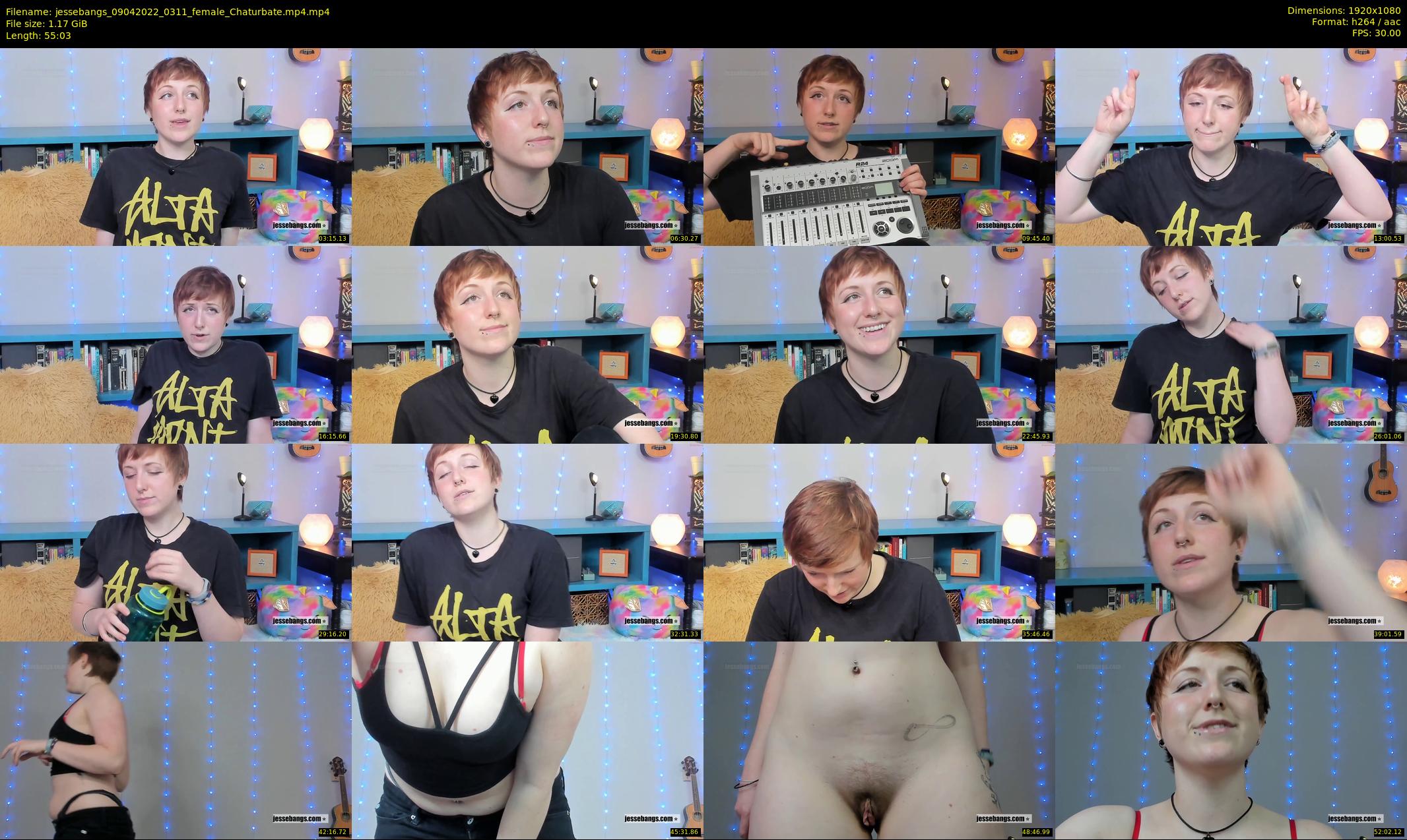 jessebangs — 56 minute Chaturbate female cam show recording, 1080p, Apr 9, 2022