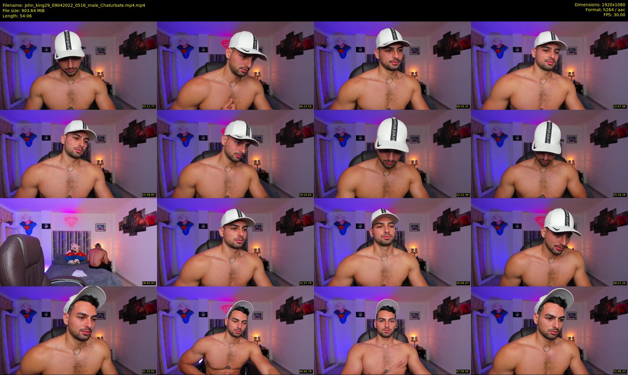 john_king29 — 55 minute Chaturbate male cam show recording, 1080p, Apr 9, 2022