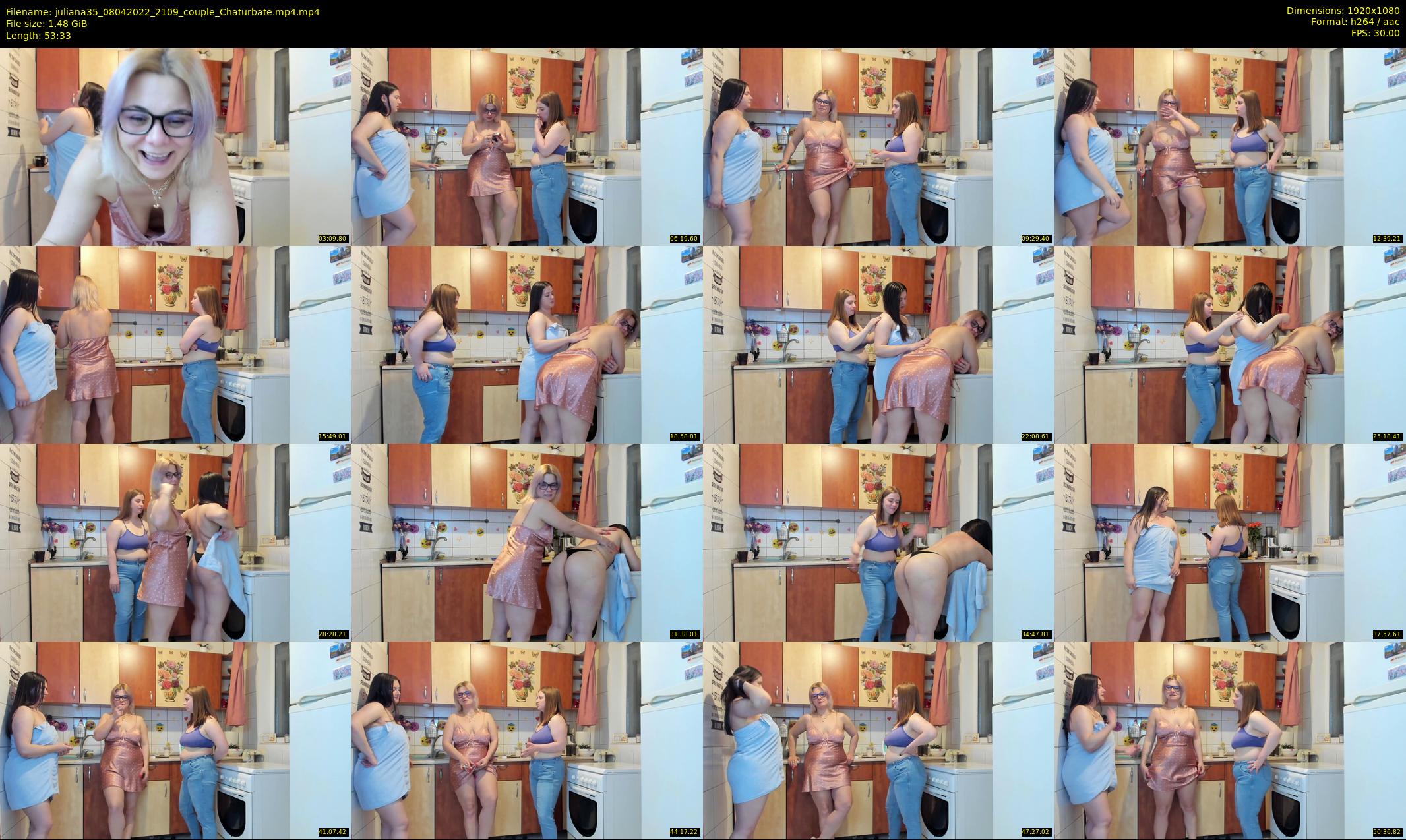 juliana35 — 54 minute Chaturbate couple cam show recording, 1080p, Apr 8, 2022