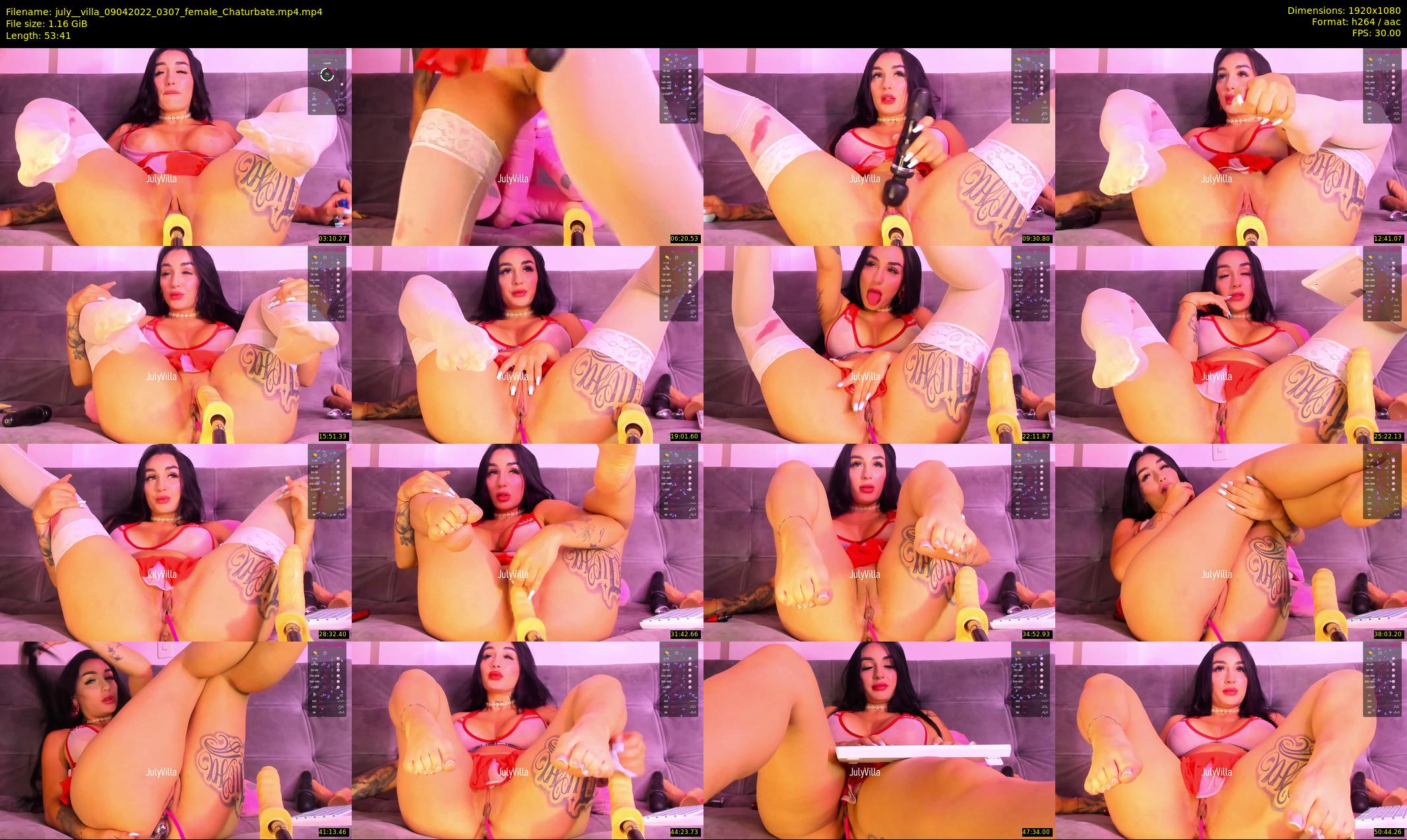 july__villa — 54 minute Chaturbate female cam show recording, 1080p, Apr 9, 2022