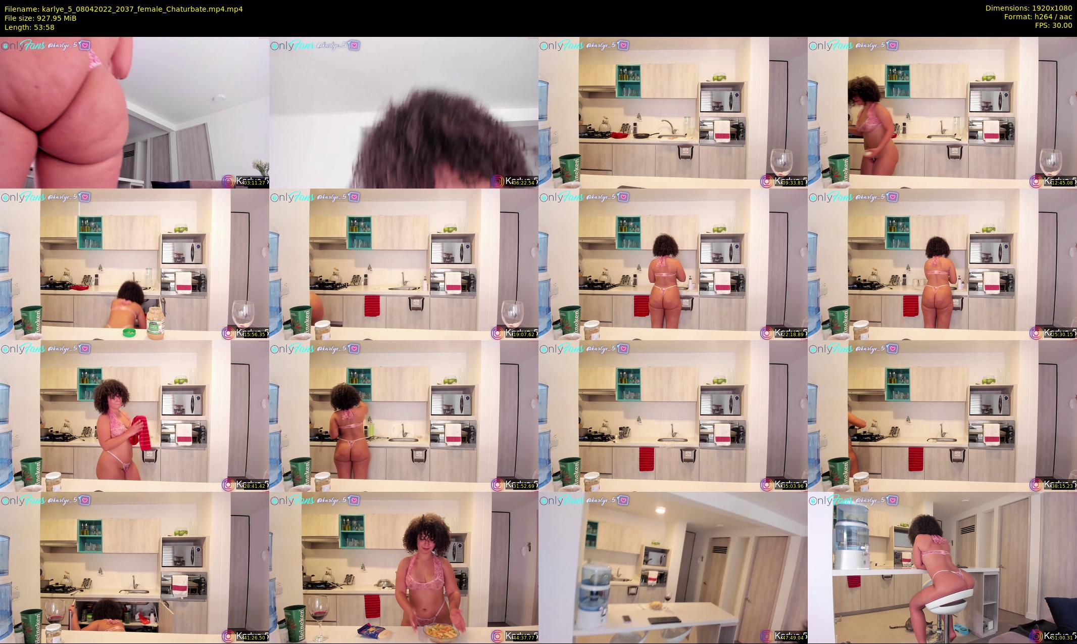 karlye_5 — 54 minute Chaturbate female cam show recording, 1080p, Apr 8, 2022