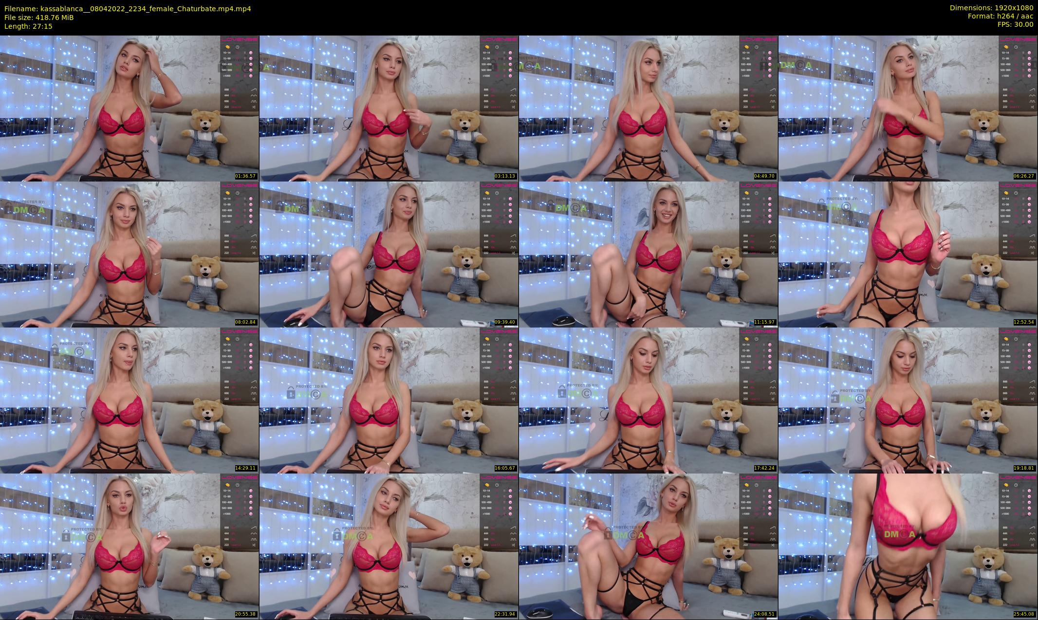 kassablanca_ — 28 minute Chaturbate female cam show recording, 1080p, Apr 8, 2022