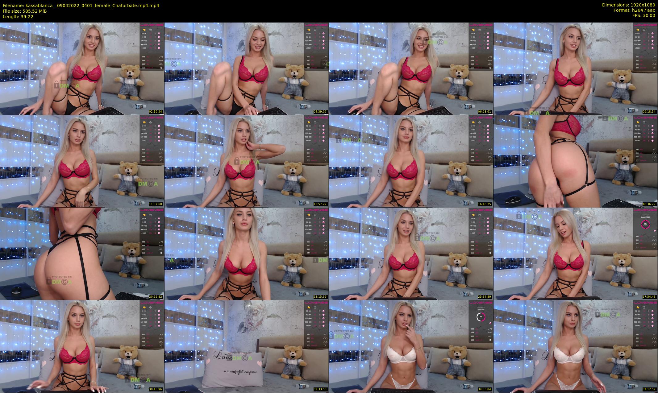 kassablanca_ — 40 minute Chaturbate female cam show recording, 1080p, Apr 9, 2022