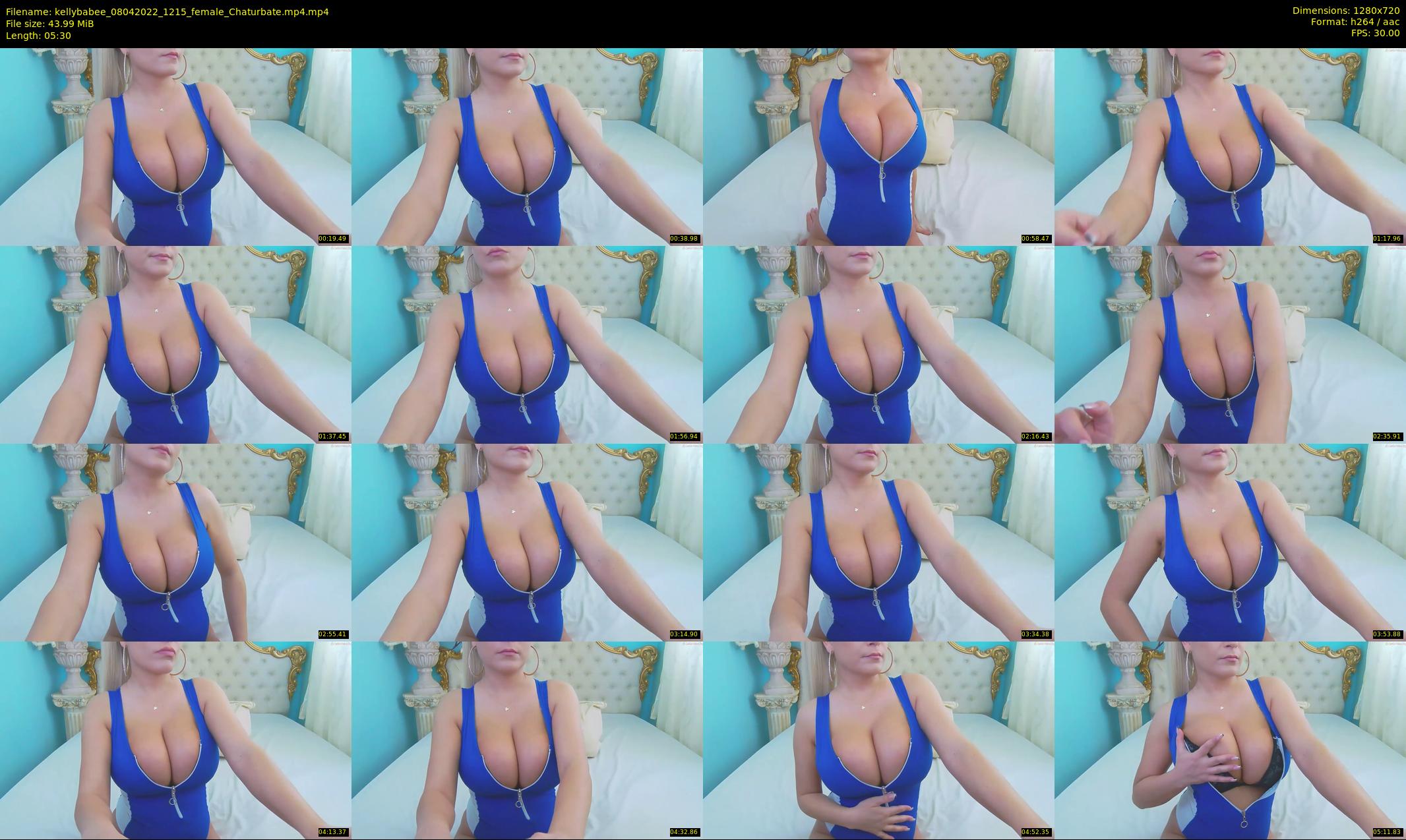 kellybabee — 6 minute Chaturbate female cam show recording, 720p, Apr 8, 2022