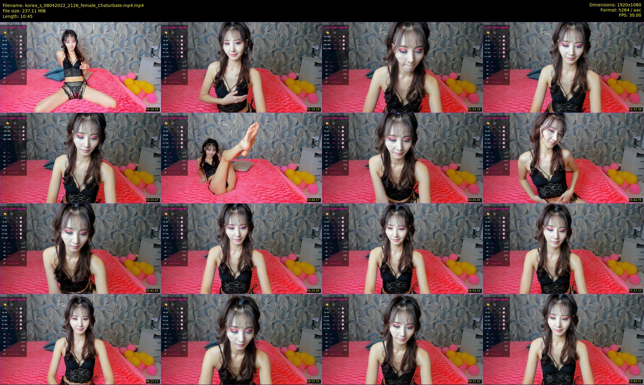 korea_s — 11 minute Chaturbate female cam show recording, 1080p, Apr 8, 2022