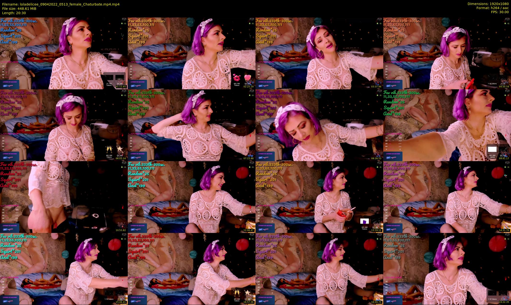 loladelicee — 21 minute Chaturbate female cam show recording, 1080p, Apr 9, 2022