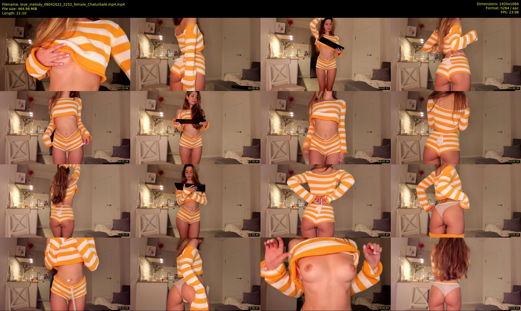 love_melody — 22 minute Chaturbate female cam show recording, 1080p, Apr 8, 2022