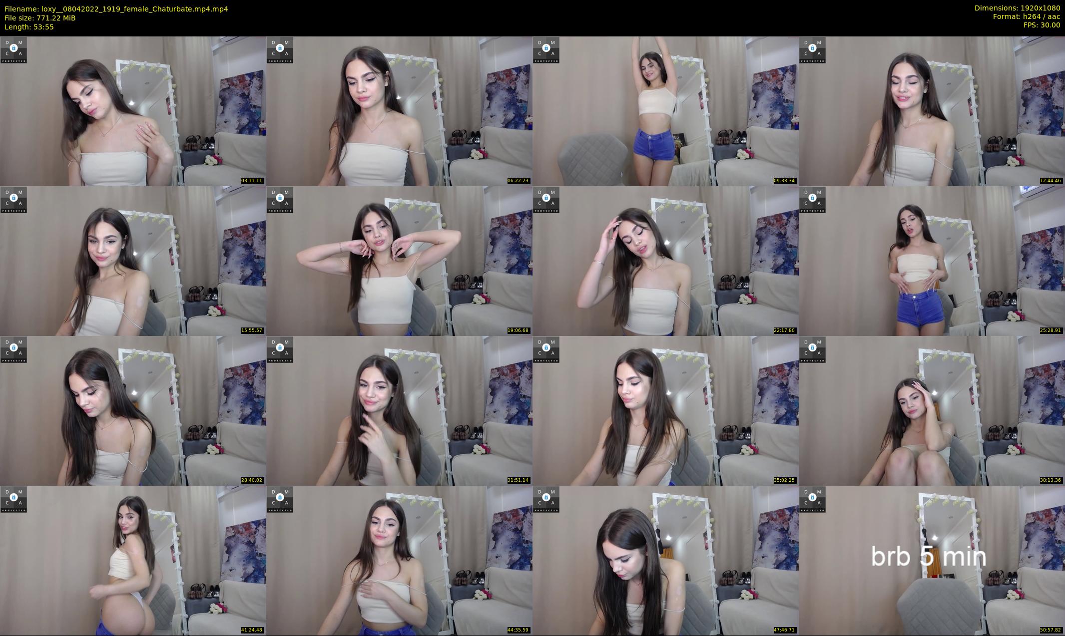 loxy_ — 54 minute Chaturbate female cam show recording, 1080p, Apr 8, 2022