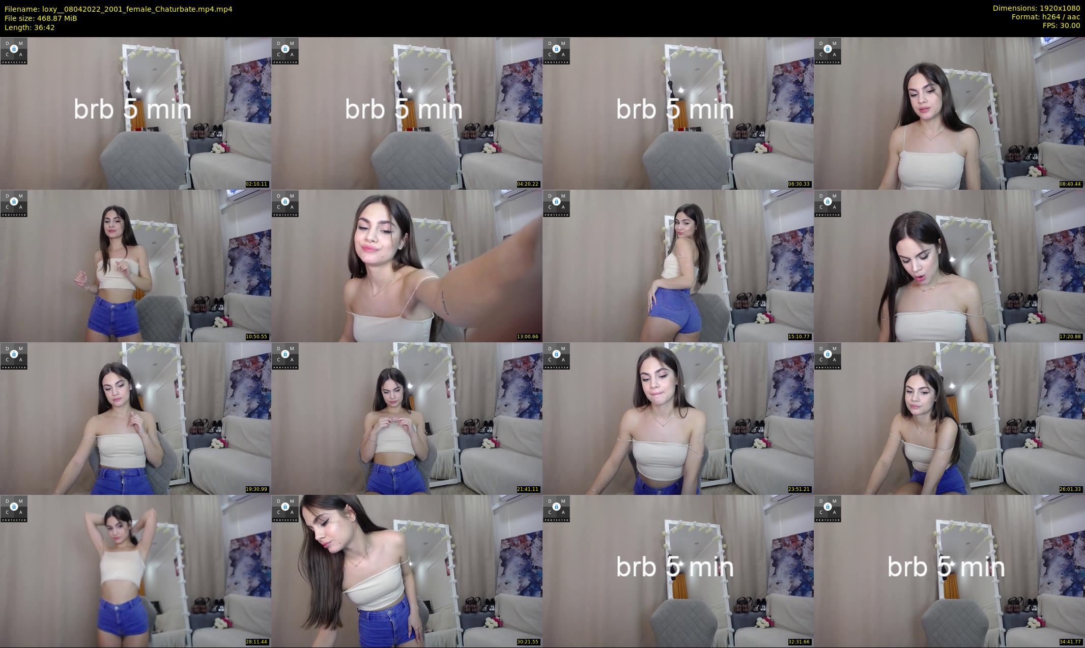loxy_ — 37 minute Chaturbate female cam show recording, 1080p, Apr 8, 2022