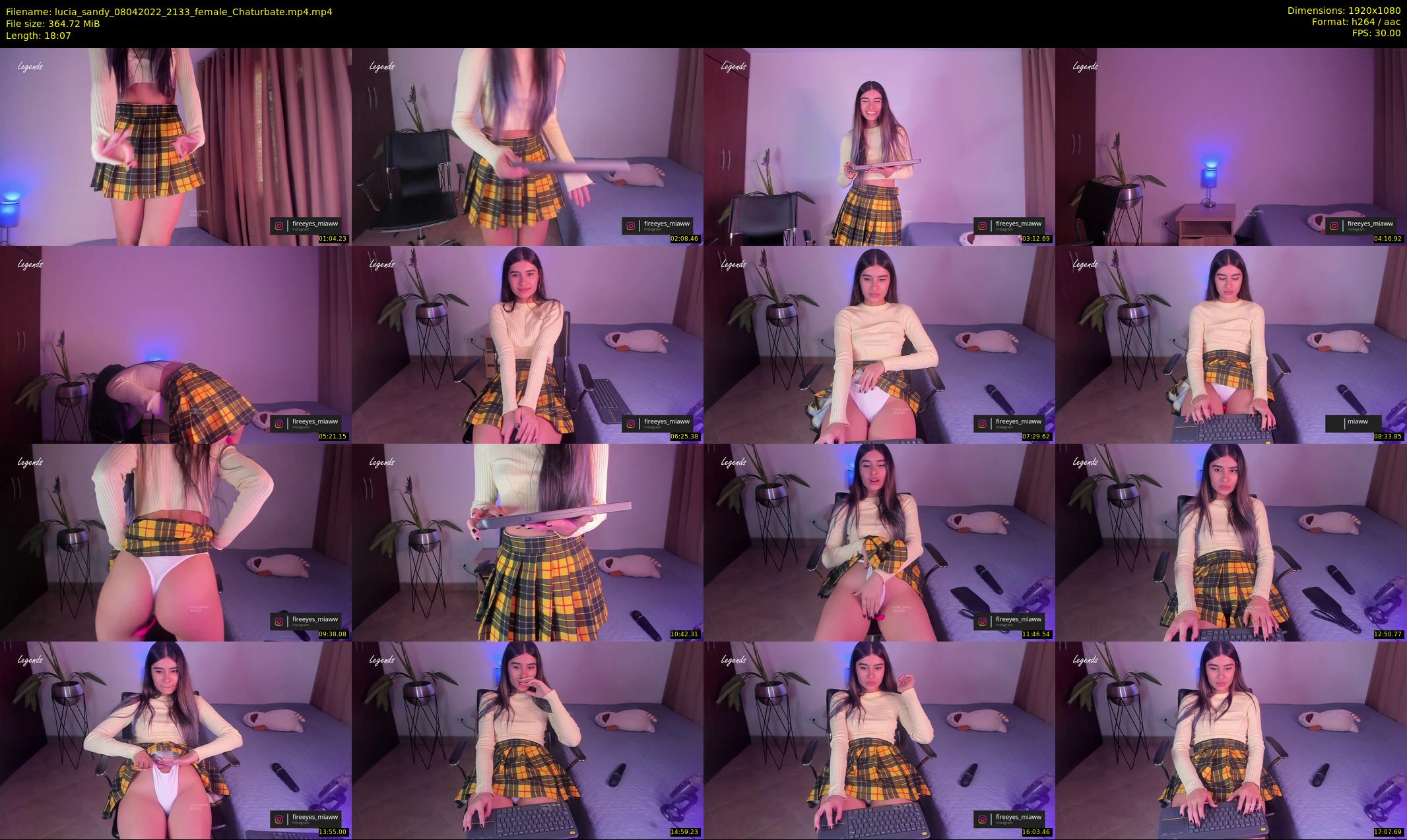 lucia_sandy — 19 minute Chaturbate female cam show recording, 1080p, Apr 8, 2022