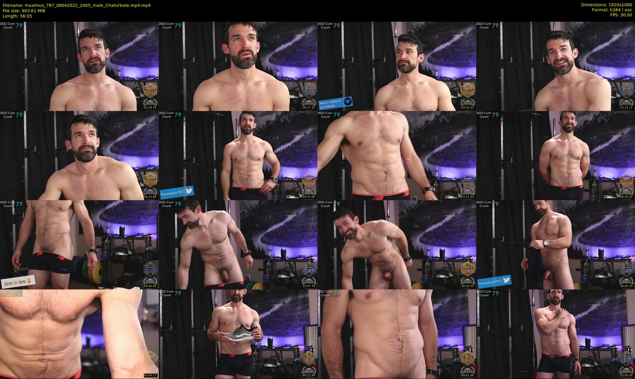maximus_787 — 57 minute Chaturbate male cam show recording, 1080p, Apr 8, 2022
