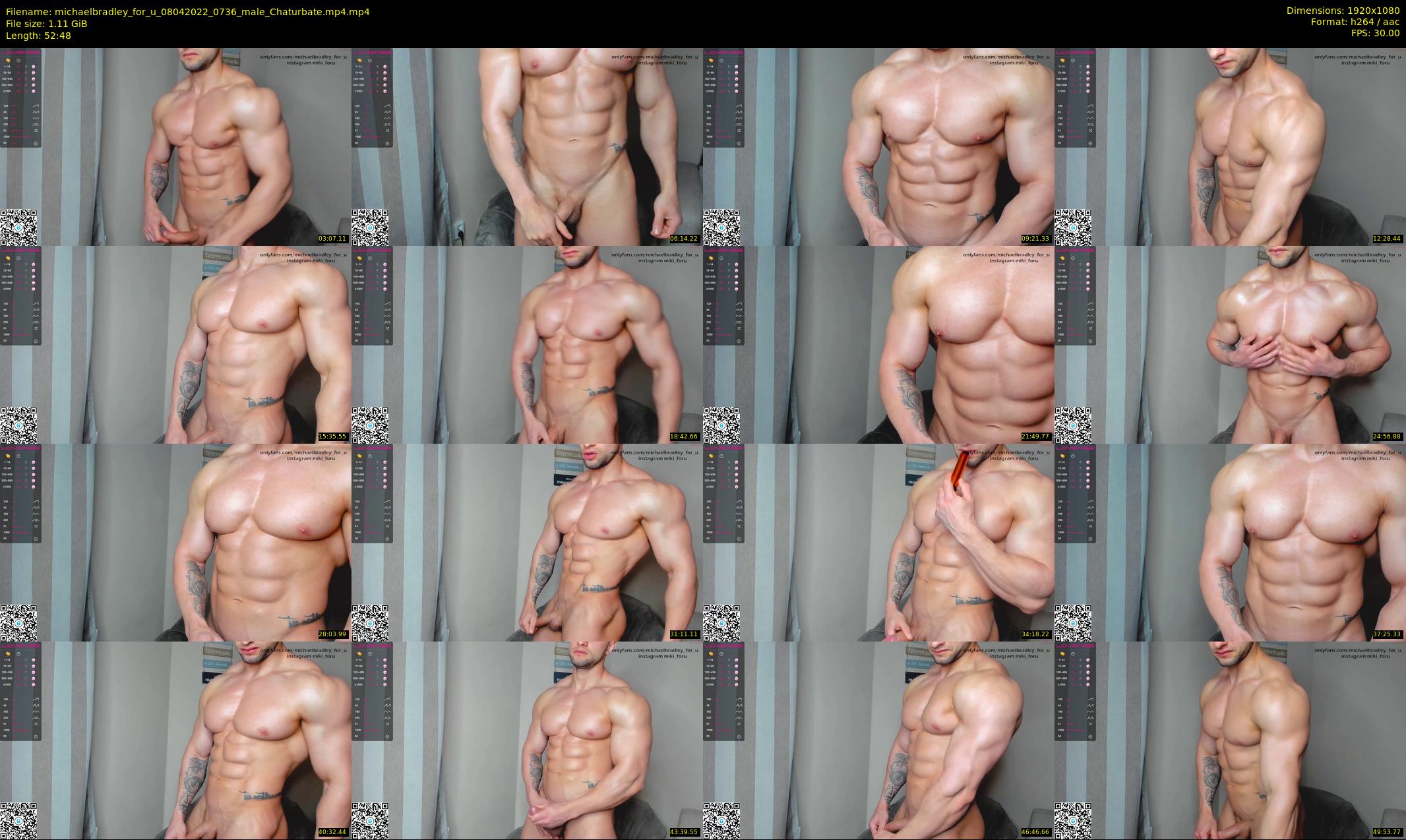 michaelbradley_for_u — 53 minute Chaturbate male cam show recording, 1080p, Apr 8, 2022