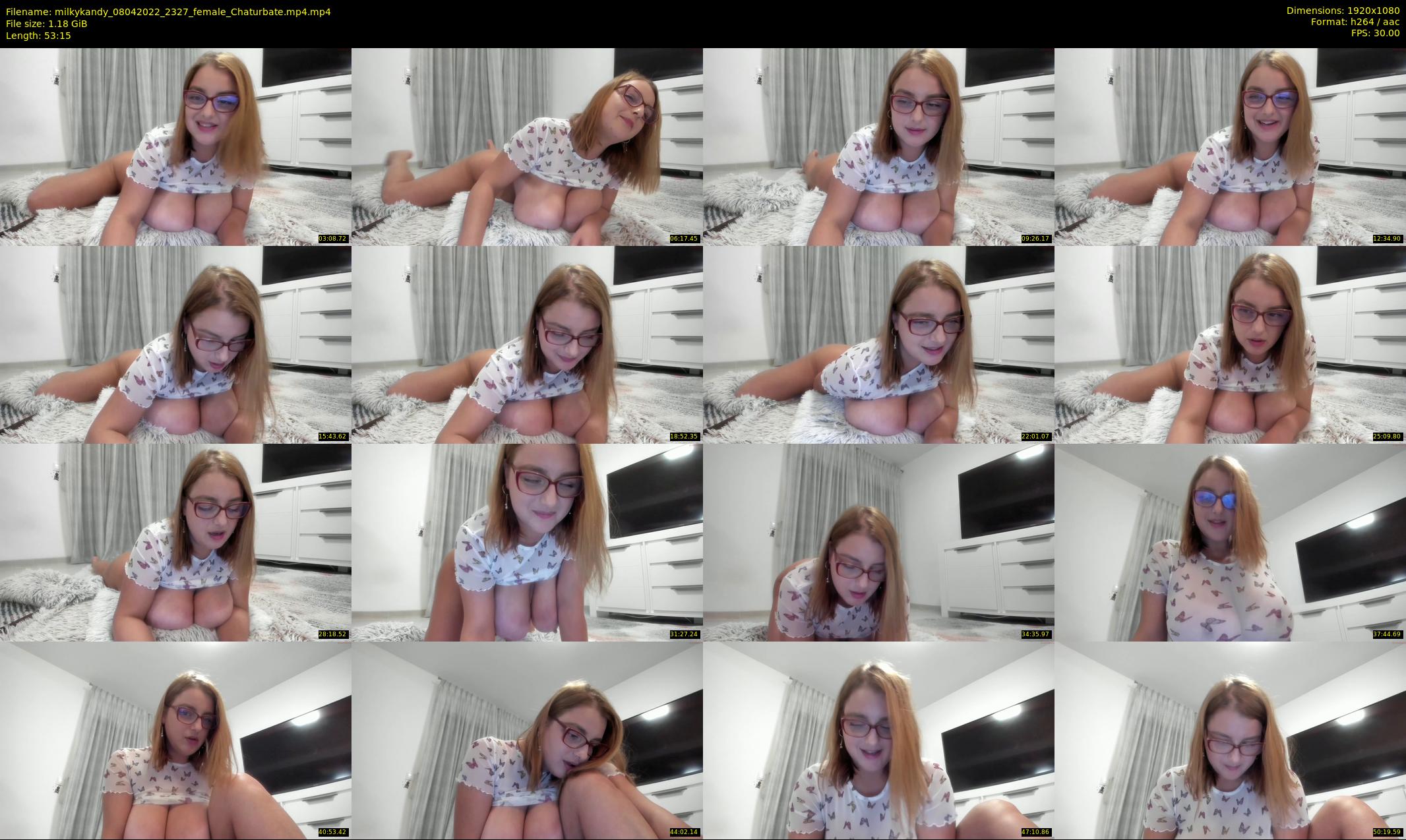 milkykandy — 54 minute Chaturbate female cam show recording, 1080p, Apr 8, 2022