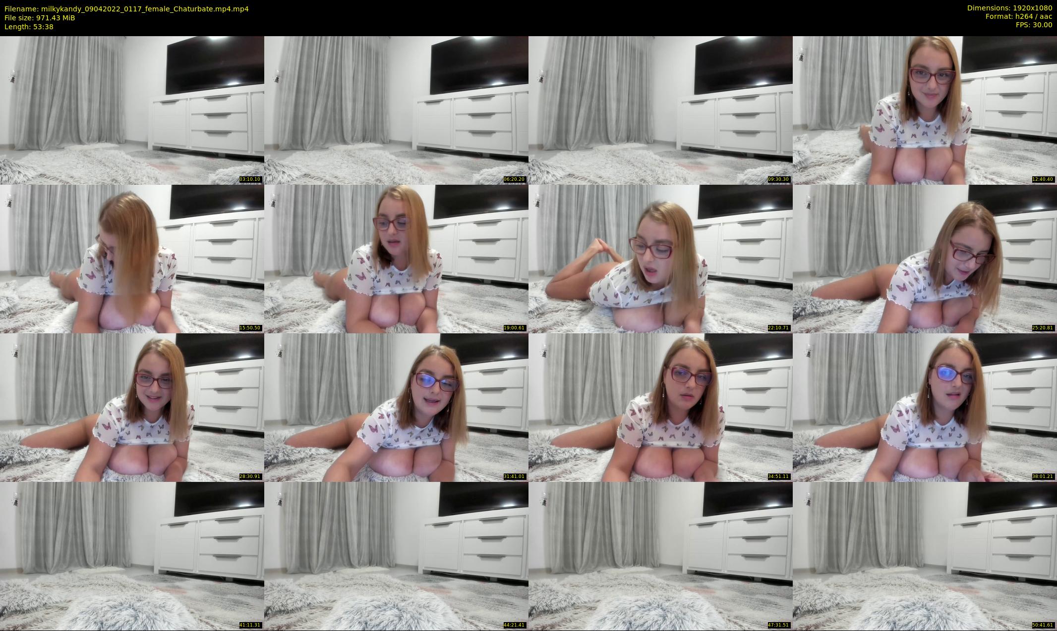 milkykandy — 54 minute Chaturbate female cam show recording, 1080p, Apr 9, 2022