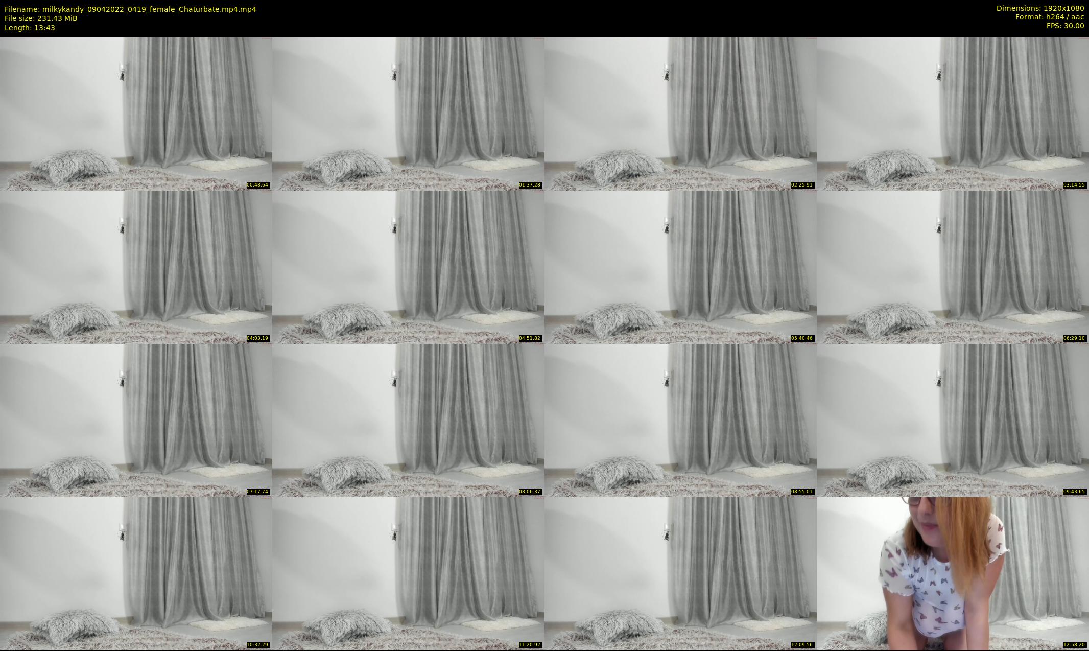 milkykandy — 14 minute Chaturbate female cam show recording, 1080p, Apr 9, 2022