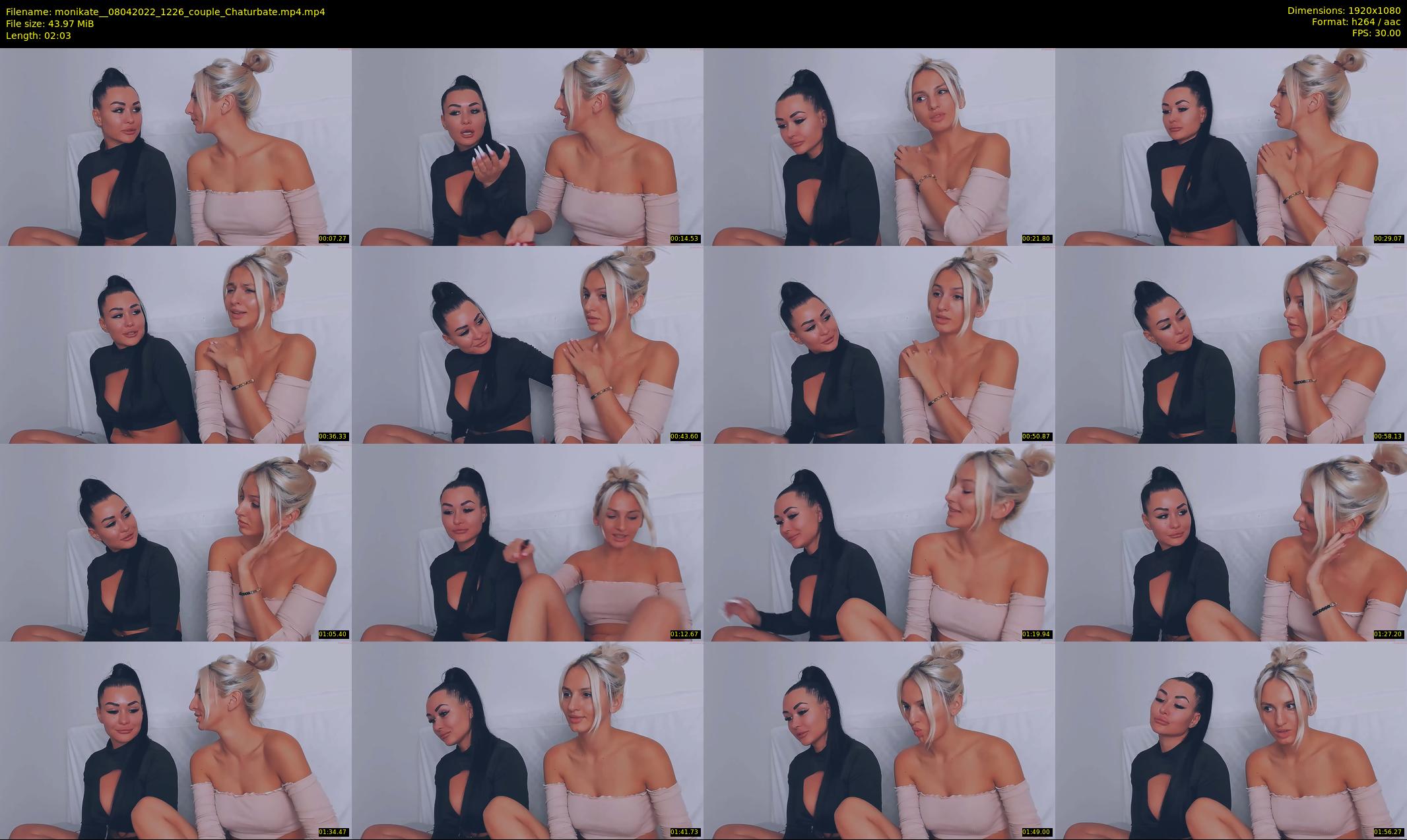 monikate_ — 3 minute Chaturbate couple cam show recording, 1080p, Apr 8, 2022