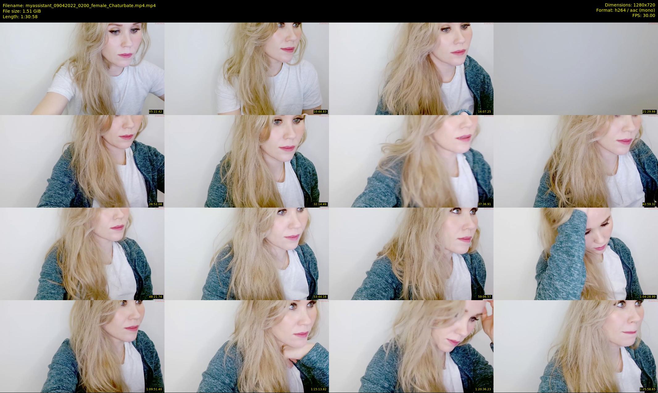 myassistant — 91 minute Chaturbate female cam show recording, 720p, Apr 9, 2022