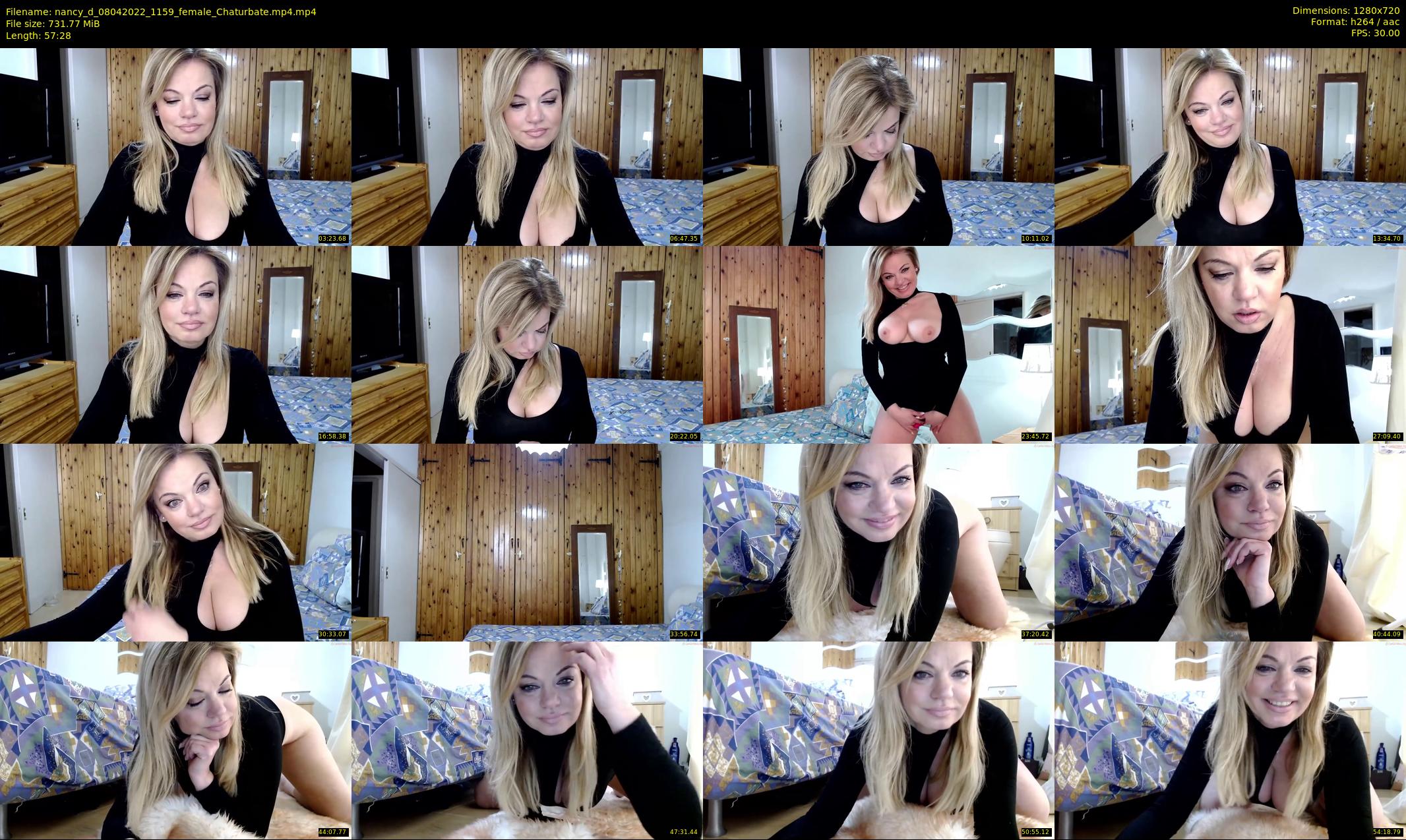 nancy_d — 58 minute Chaturbate female cam show recording, 720p, Apr 8, 2022