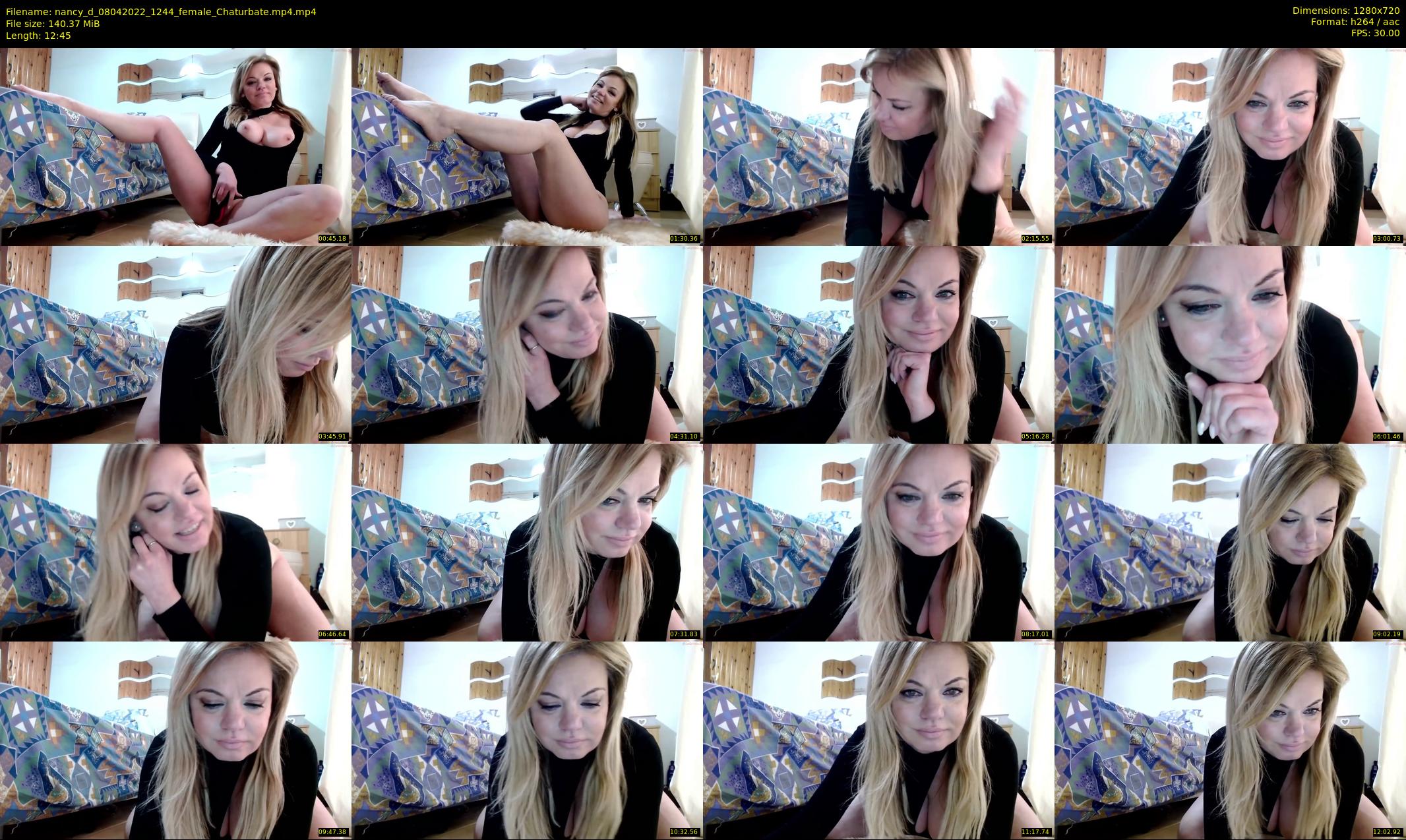 nancy_d — 13 minute Chaturbate female cam show recording, 720p, Apr 8, 2022