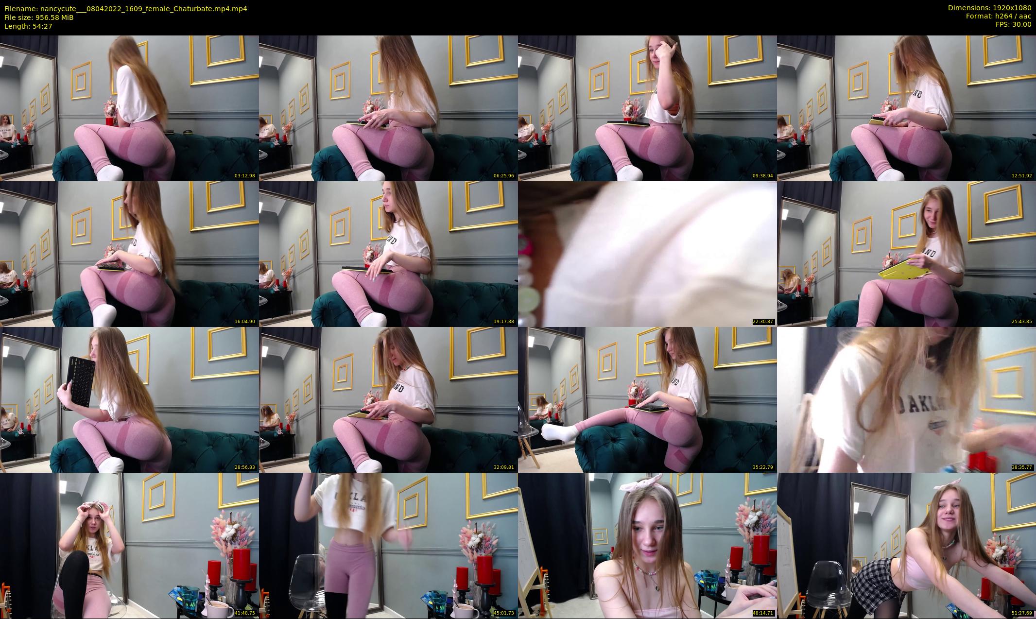 nancycute__ — 55 minute Chaturbate female cam show recording, 1080p, Apr 8, 2022
