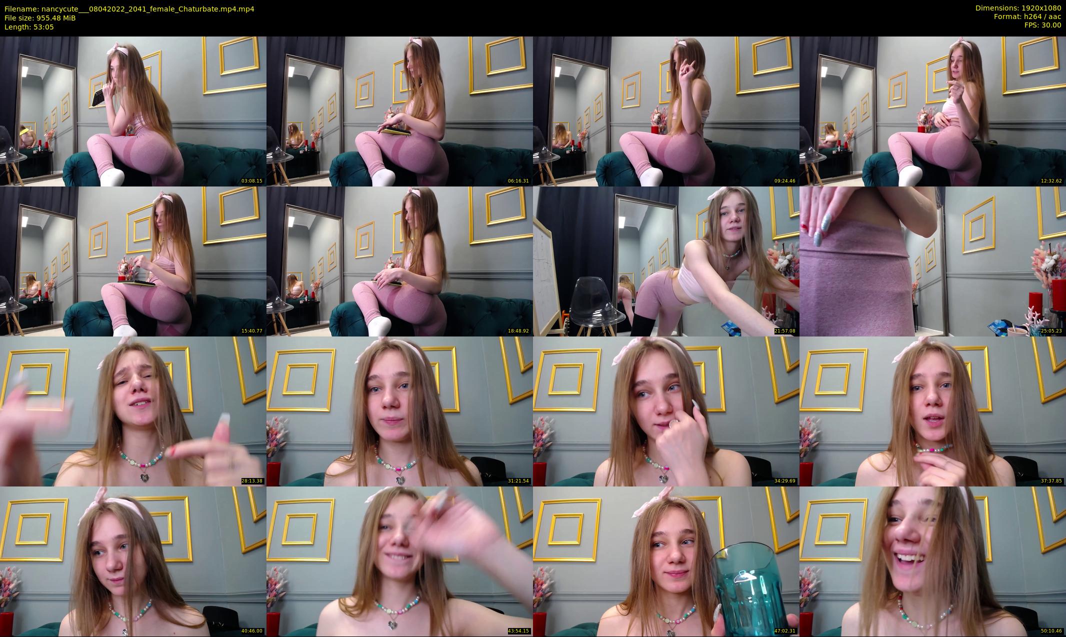nancycute__ — 54 minute Chaturbate female cam show recording, 1080p, Apr 8, 2022