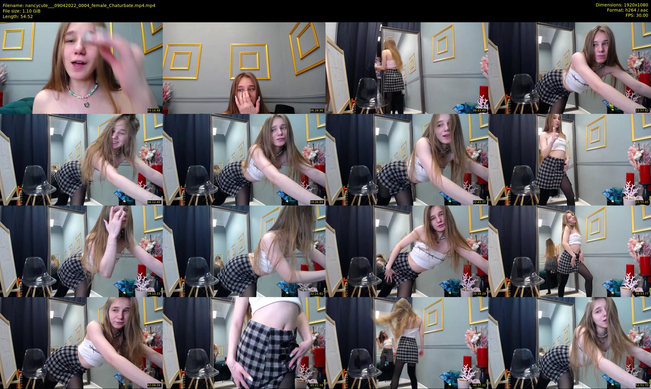 nancycute__ — 55 minute Chaturbate female cam show recording, 1080p, Apr 9, 2022