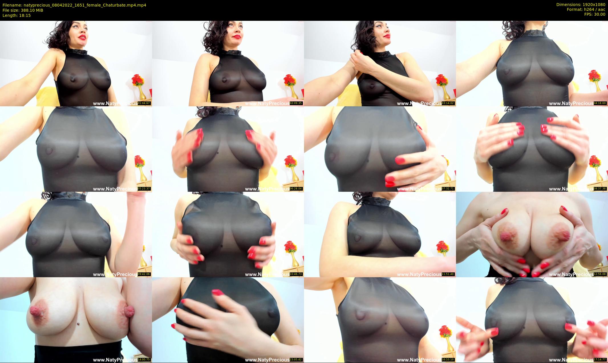 natyprecious — 19 minute Chaturbate female cam show recording, 1080p, Apr 8, 2022