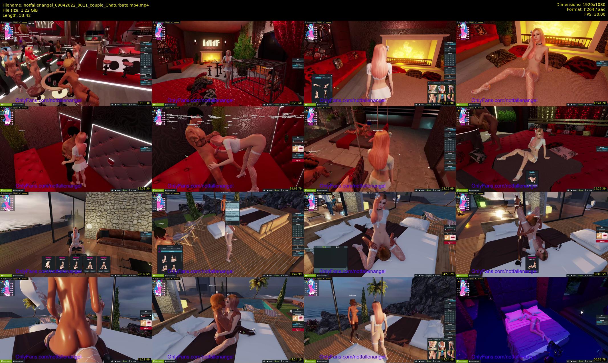 notfallenangel — 54 minute Chaturbate couple cam show recording, 1080p, Apr 9, 2022