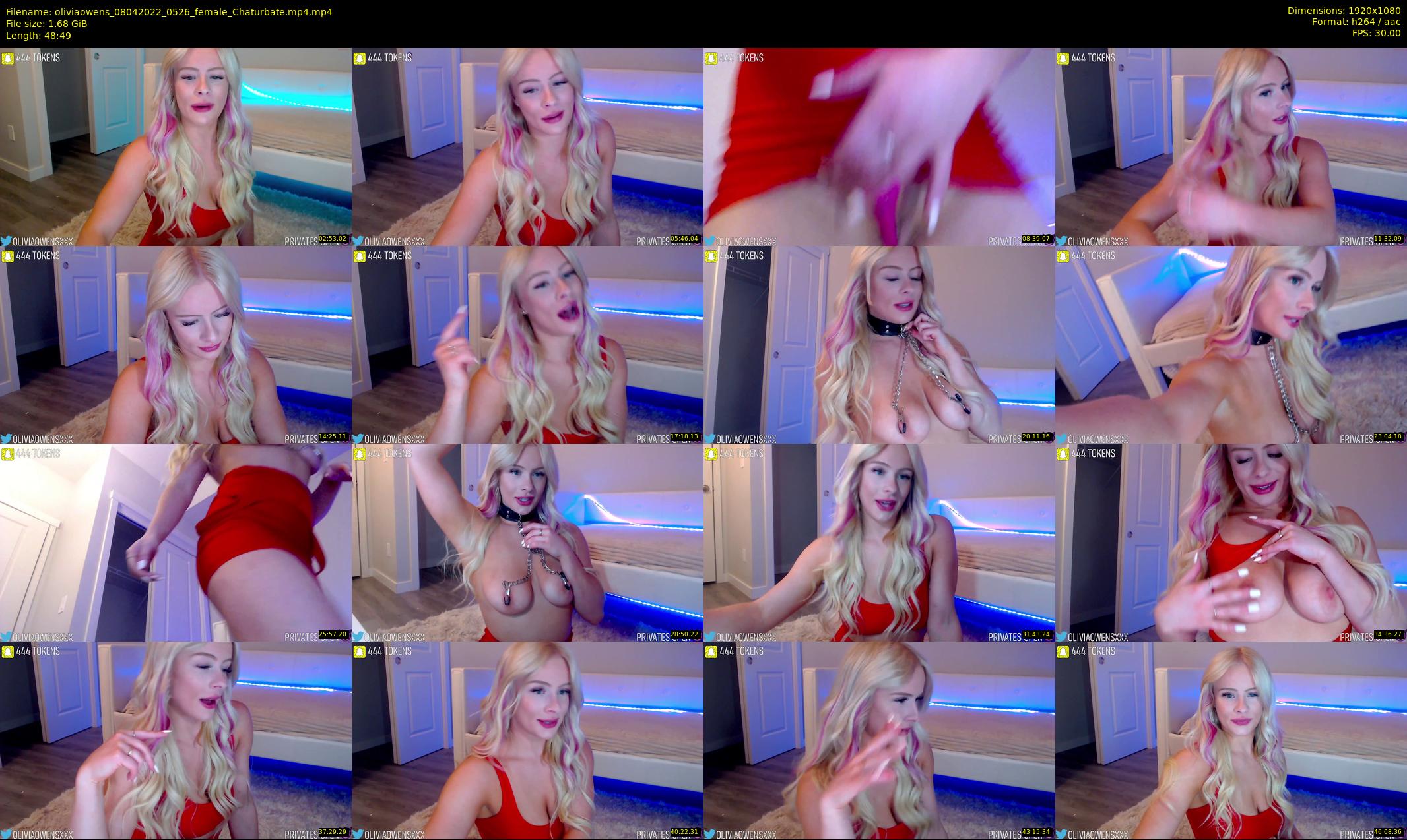 oliviaowens — 49 minute Chaturbate female cam show recording, 1080p, Apr 8, 2022