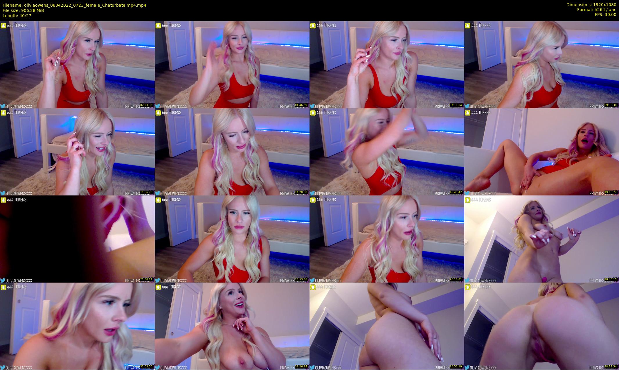 oliviaowens — 41 minute Chaturbate female cam show recording, 1080p, Apr 8, 2022