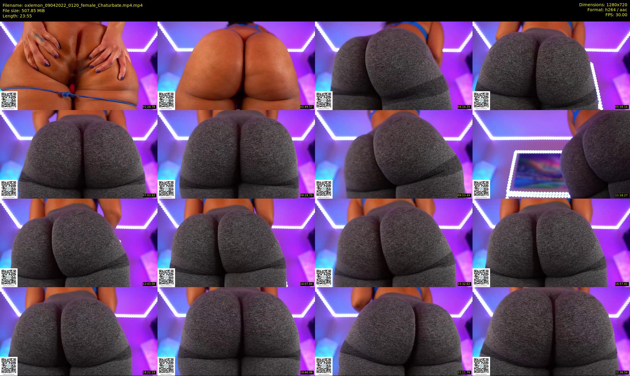 oxlemon — 24 minute Chaturbate female cam show recording, 720p, Apr 9, 2022