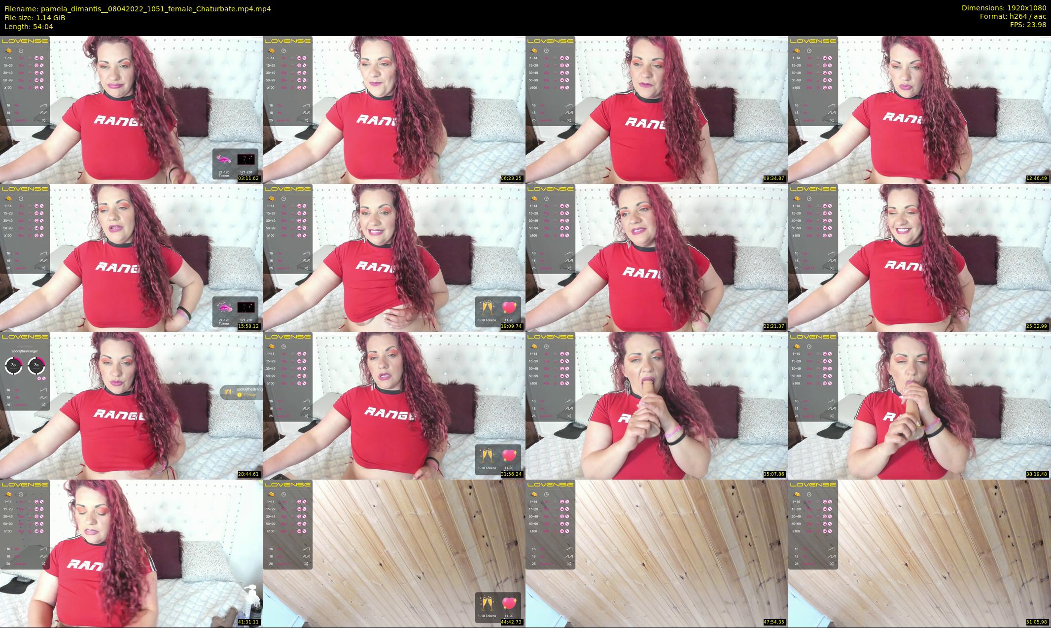 pamela_dimantis_ — 55 minute Chaturbate female cam show recording, 1080p, Apr 8, 2022