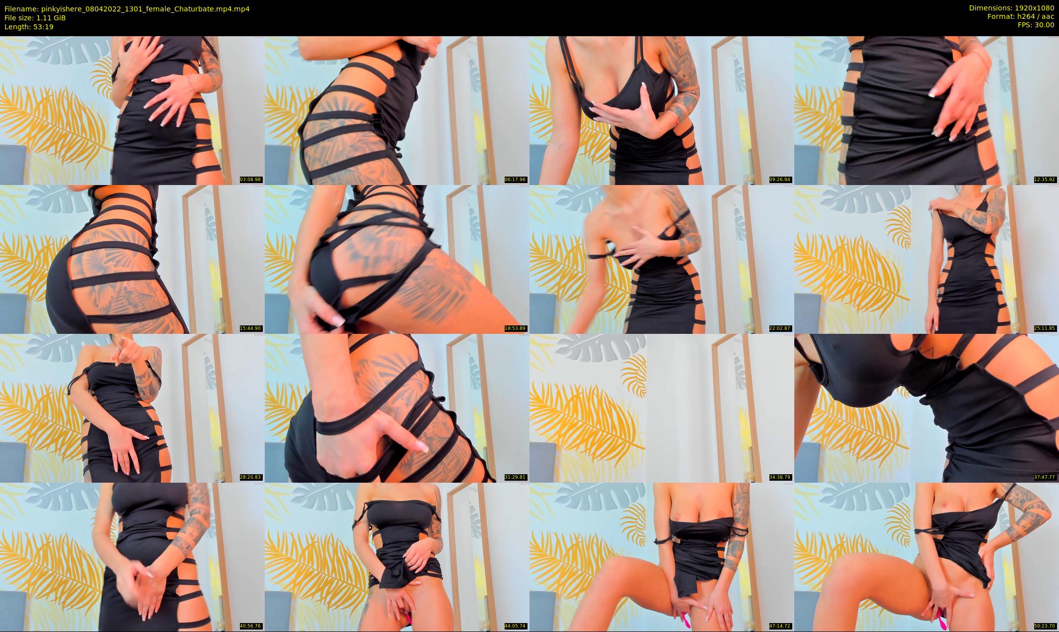 pinkyishere — 54 minute Chaturbate female cam show recording, 1080p, Apr 8, 2022