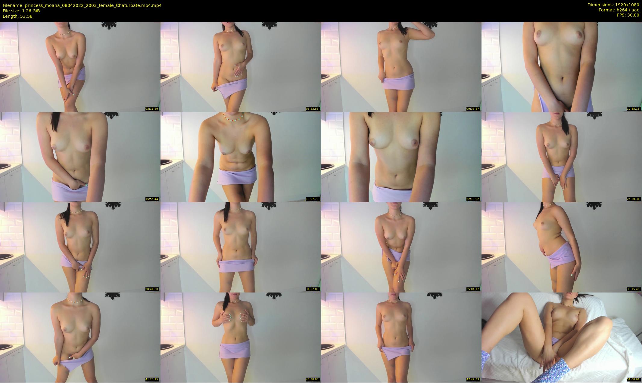 princess_moana — 54 minute Chaturbate female cam show recording, 1080p, Apr 8, 2022