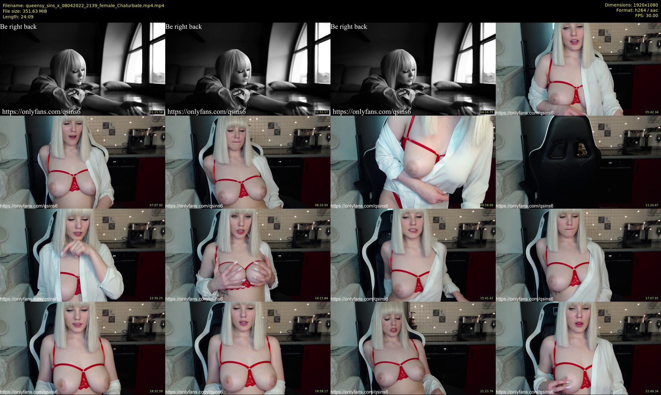 queensy_sins_x — 25 minute Chaturbate female cam show recording, 1080p, Apr 8, 2022