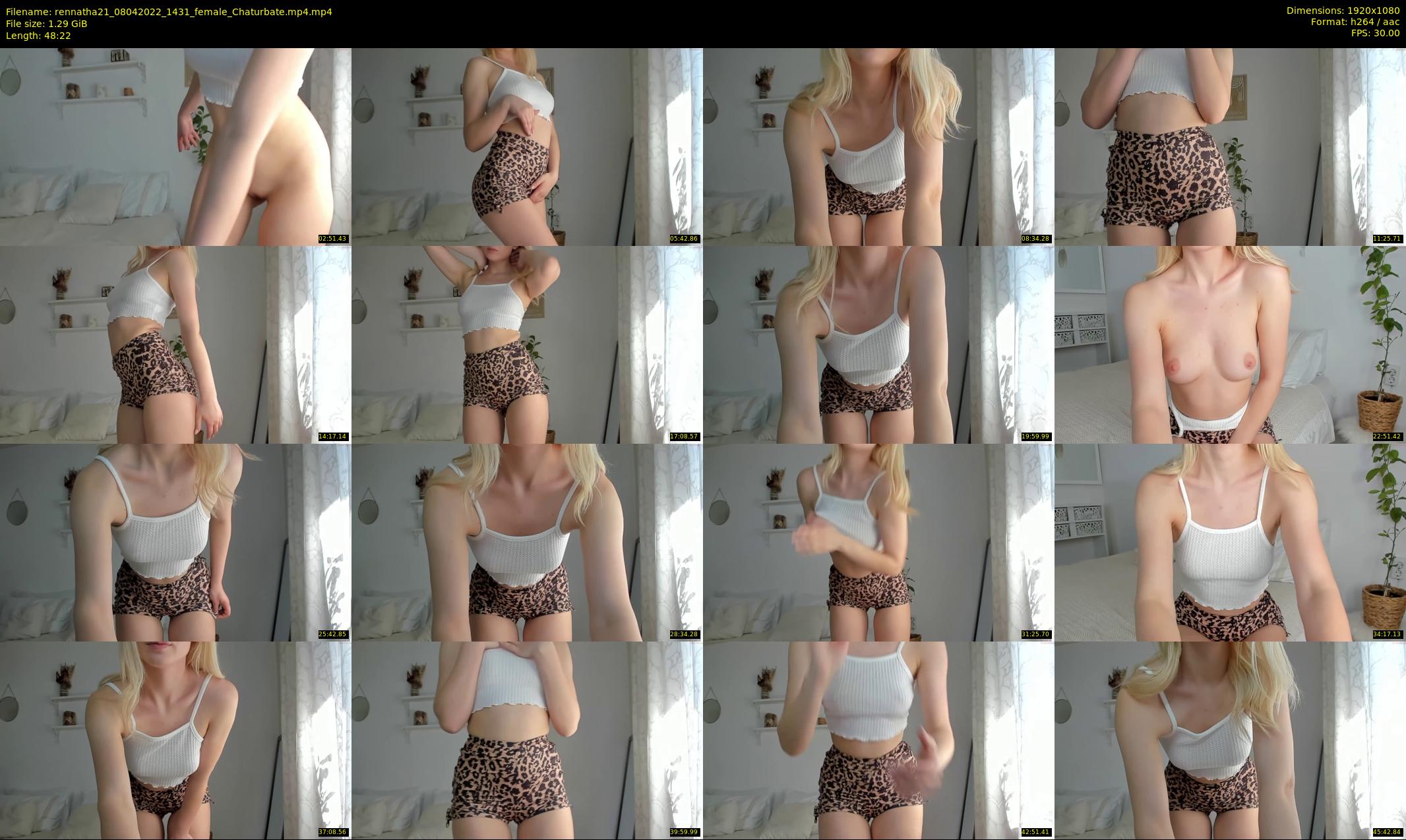 rennatha21 — 49 minute Chaturbate female cam show recording, 1080p, Apr 8, 2022