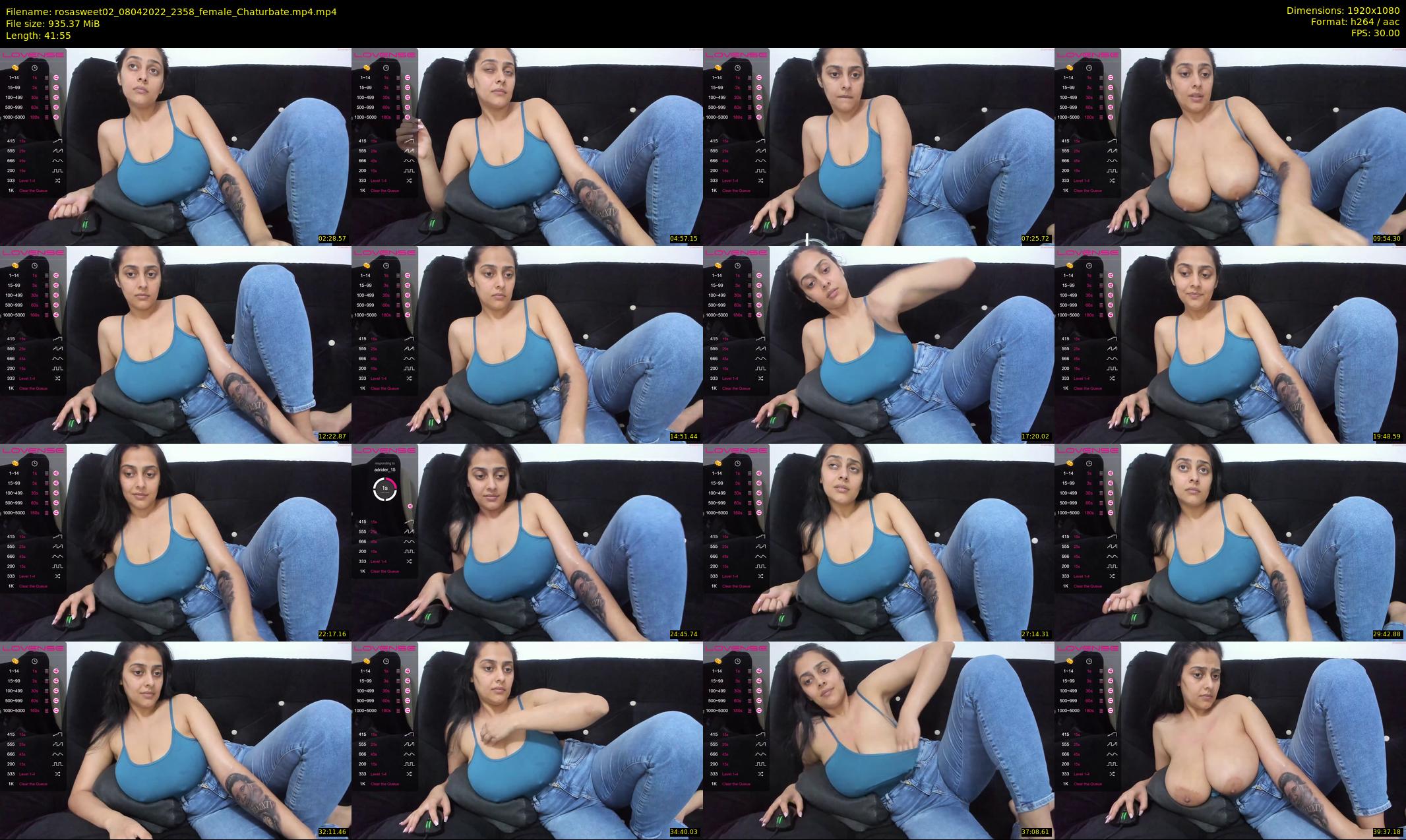 rosasweet02 — 42 minute Chaturbate female cam show recording, 1080p, Apr 8, 2022