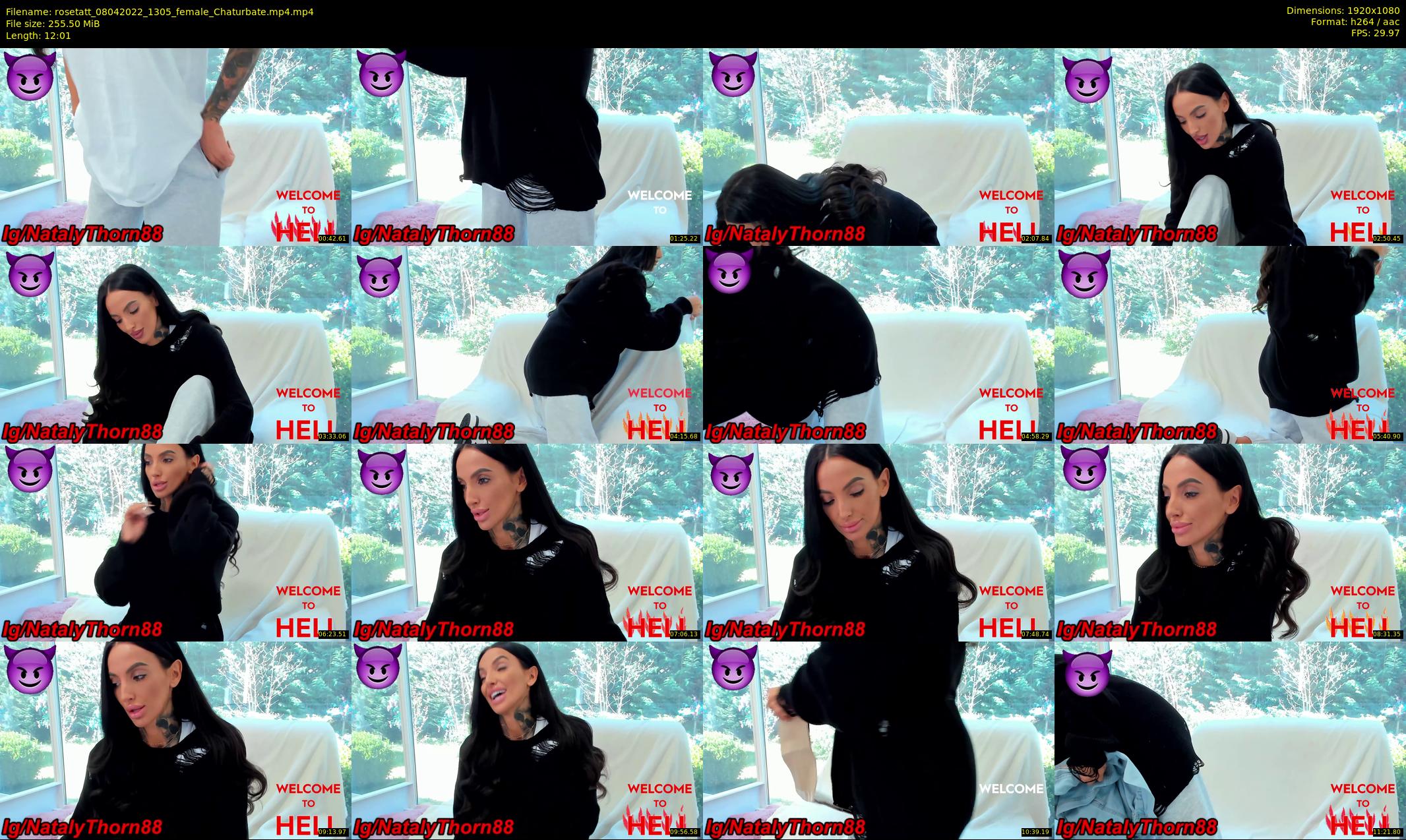rosetatt — 13 minute Chaturbate female cam show recording, 1080p, Apr 8, 2022