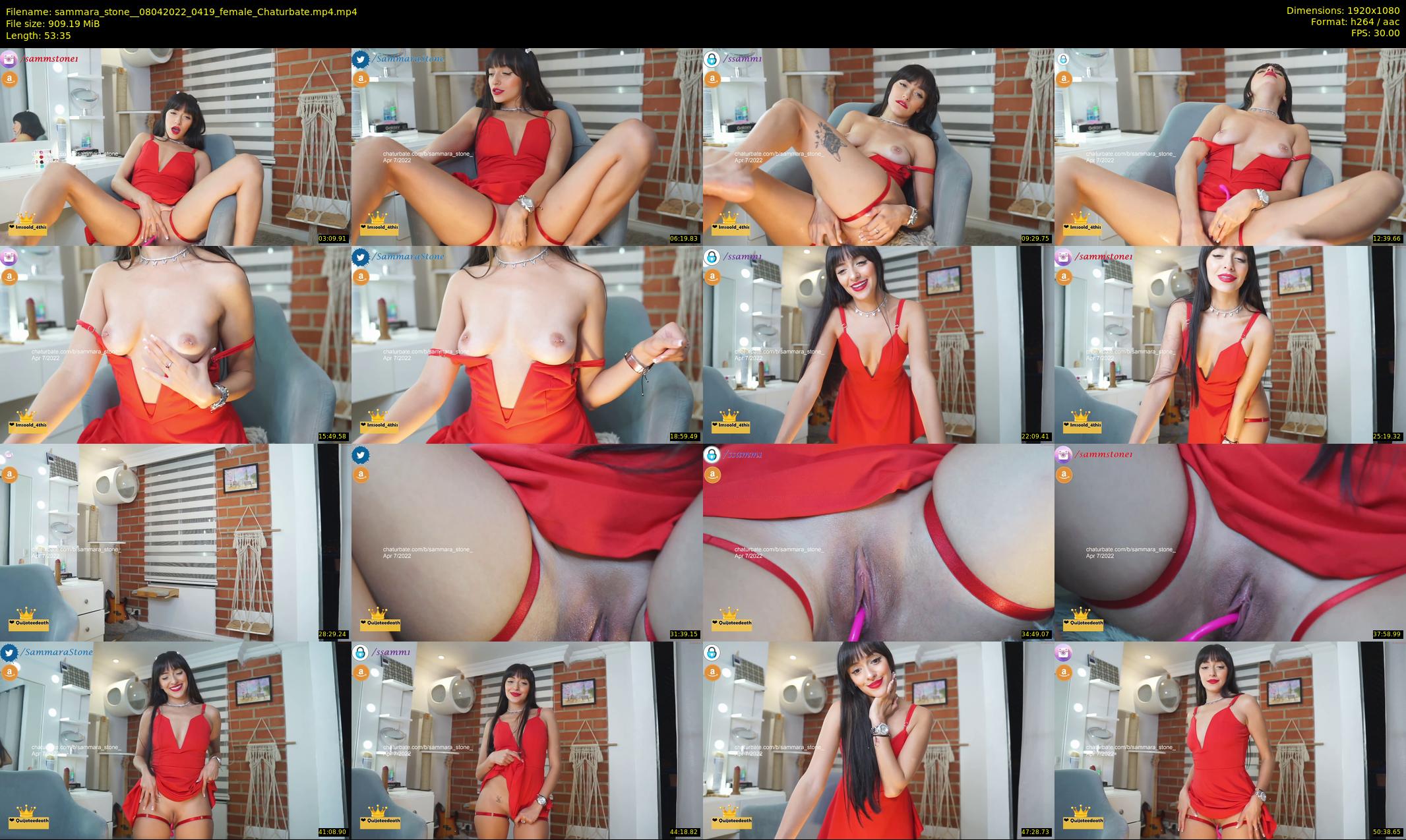 sammara_stone_ — 54 minute Chaturbate female cam show recording, 1080p, Apr 8, 2022