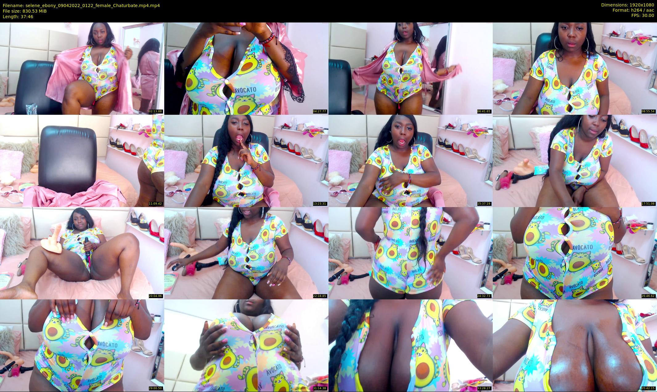 selene_ebony — 38 minute Chaturbate female cam show recording, 1080p, Apr 9, 2022