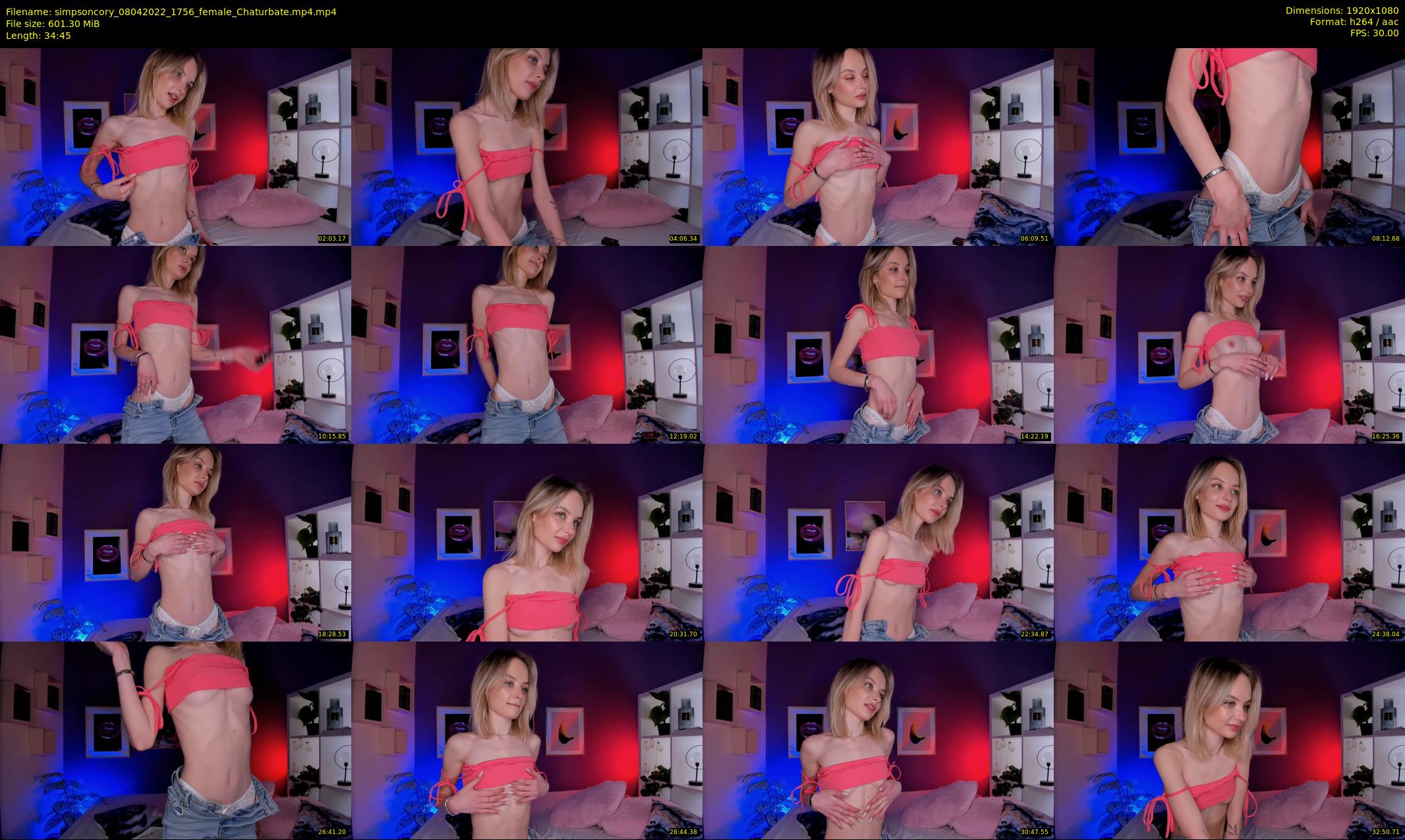 simpsoncory — 35 minute Chaturbate female cam show recording, 1080p, Apr 8, 2022