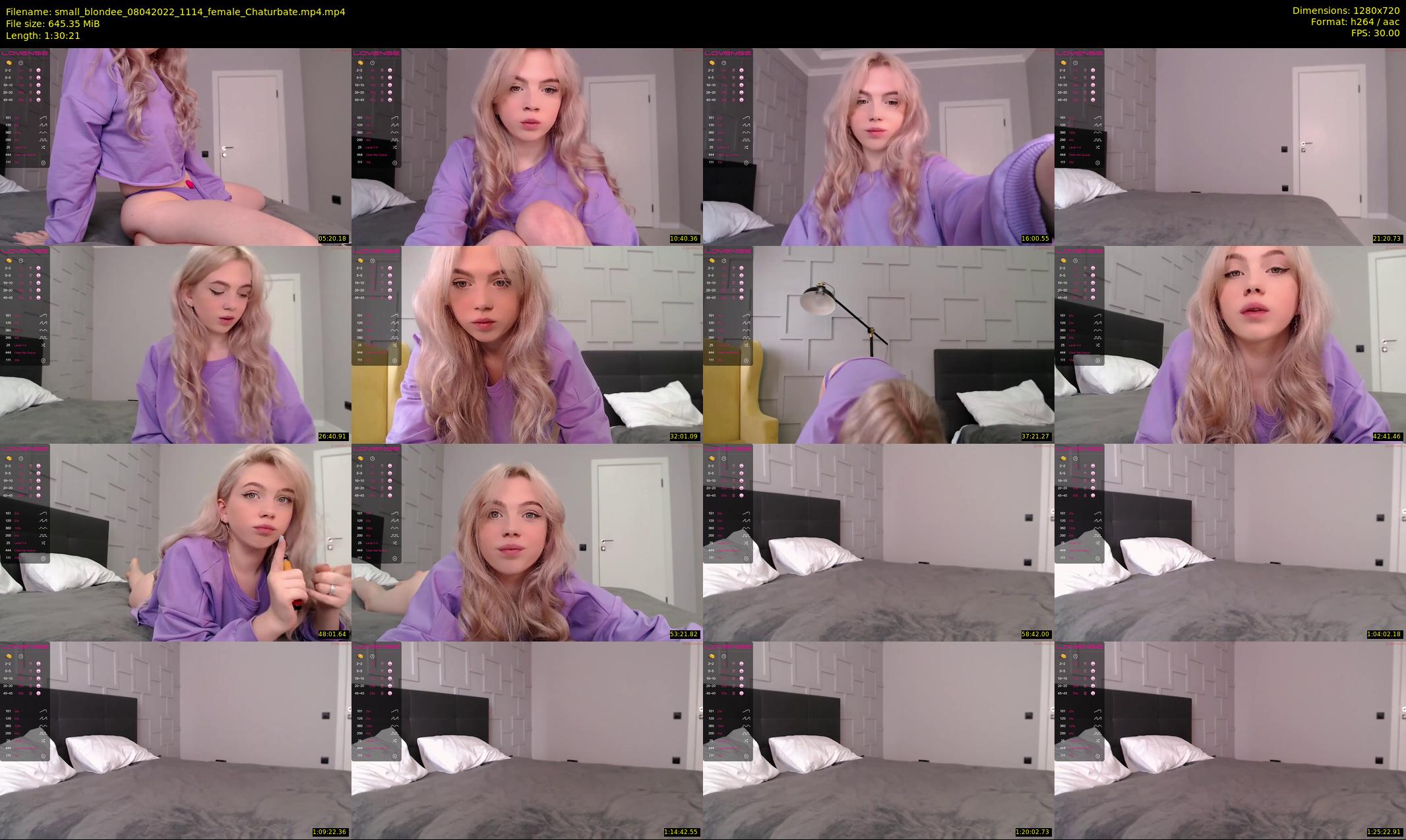 small_blondee — 91 minute Chaturbate female cam show recording, 720p, Apr 8, 2022