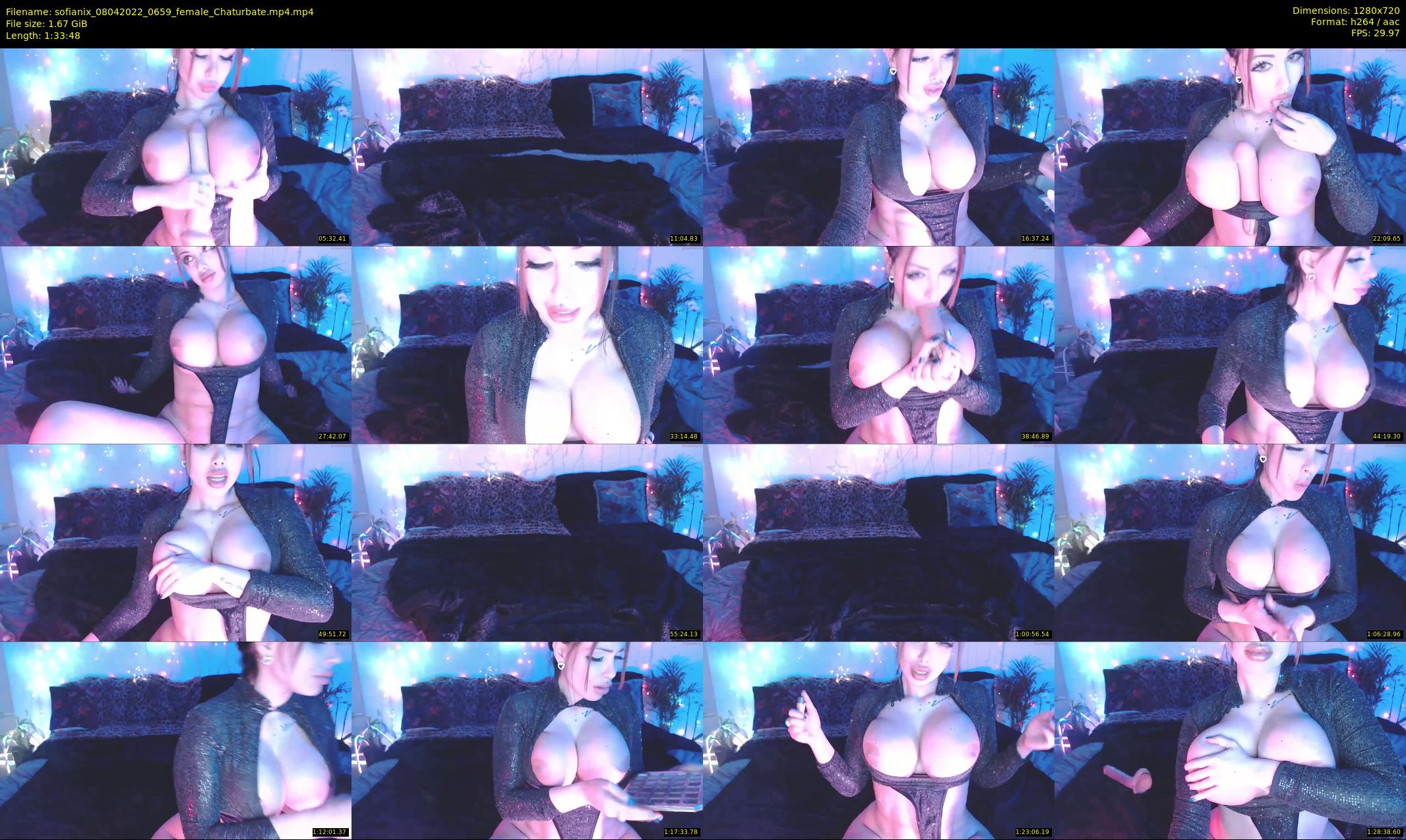 sofianix — 94 minute Chaturbate female cam show recording, 720p, Apr 8, 2022
